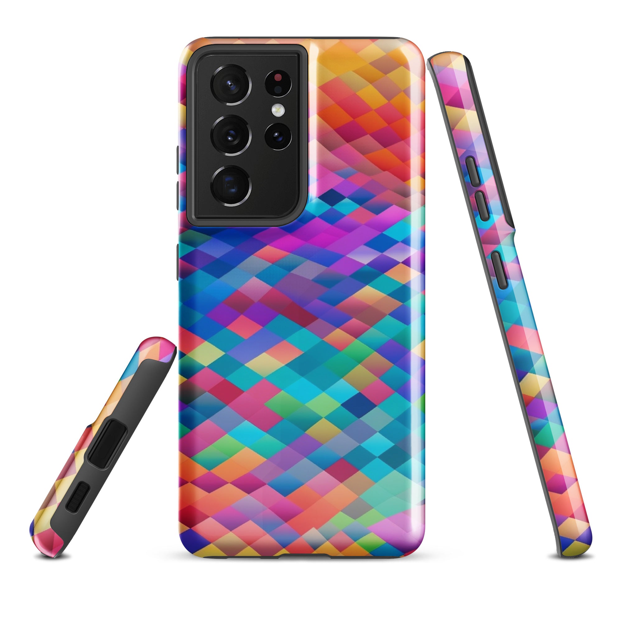 Tough case for Samsung®- Rainbow Cloud Pattern 02