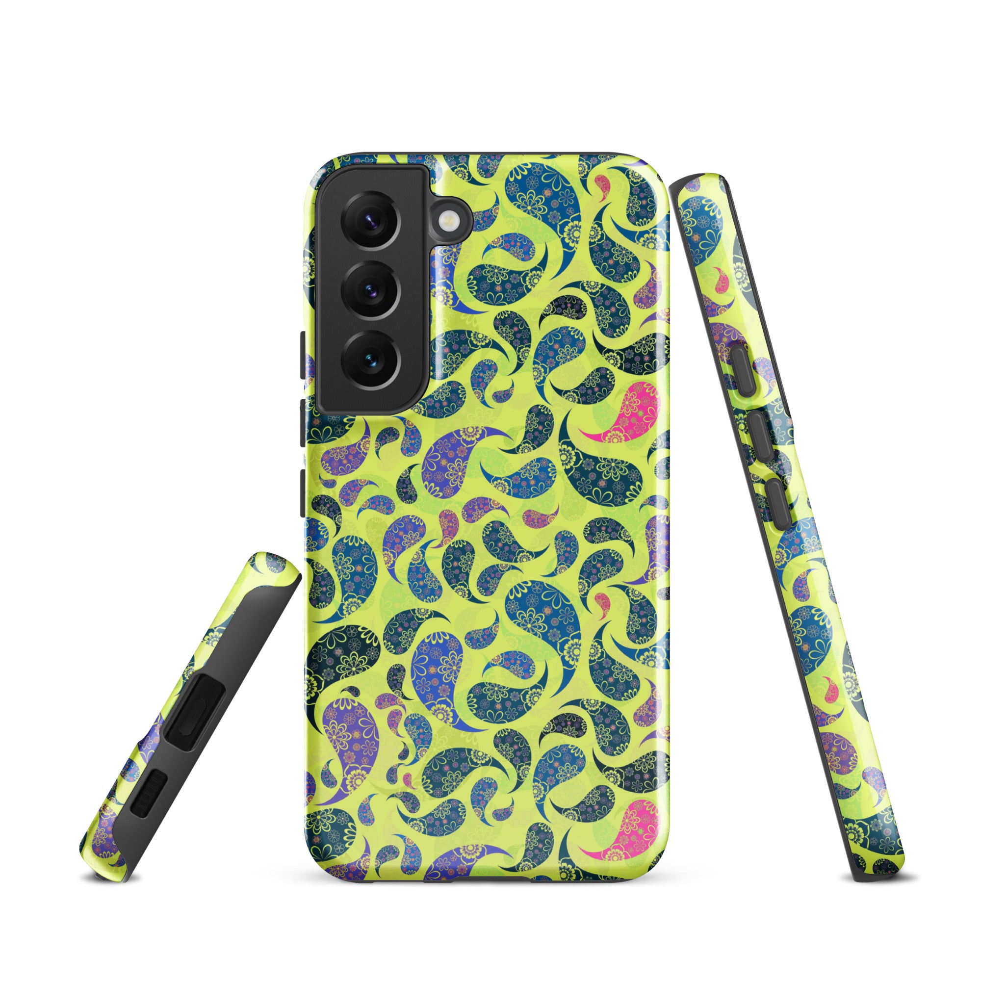 Tough case for Samsung®- Paisley Yellow