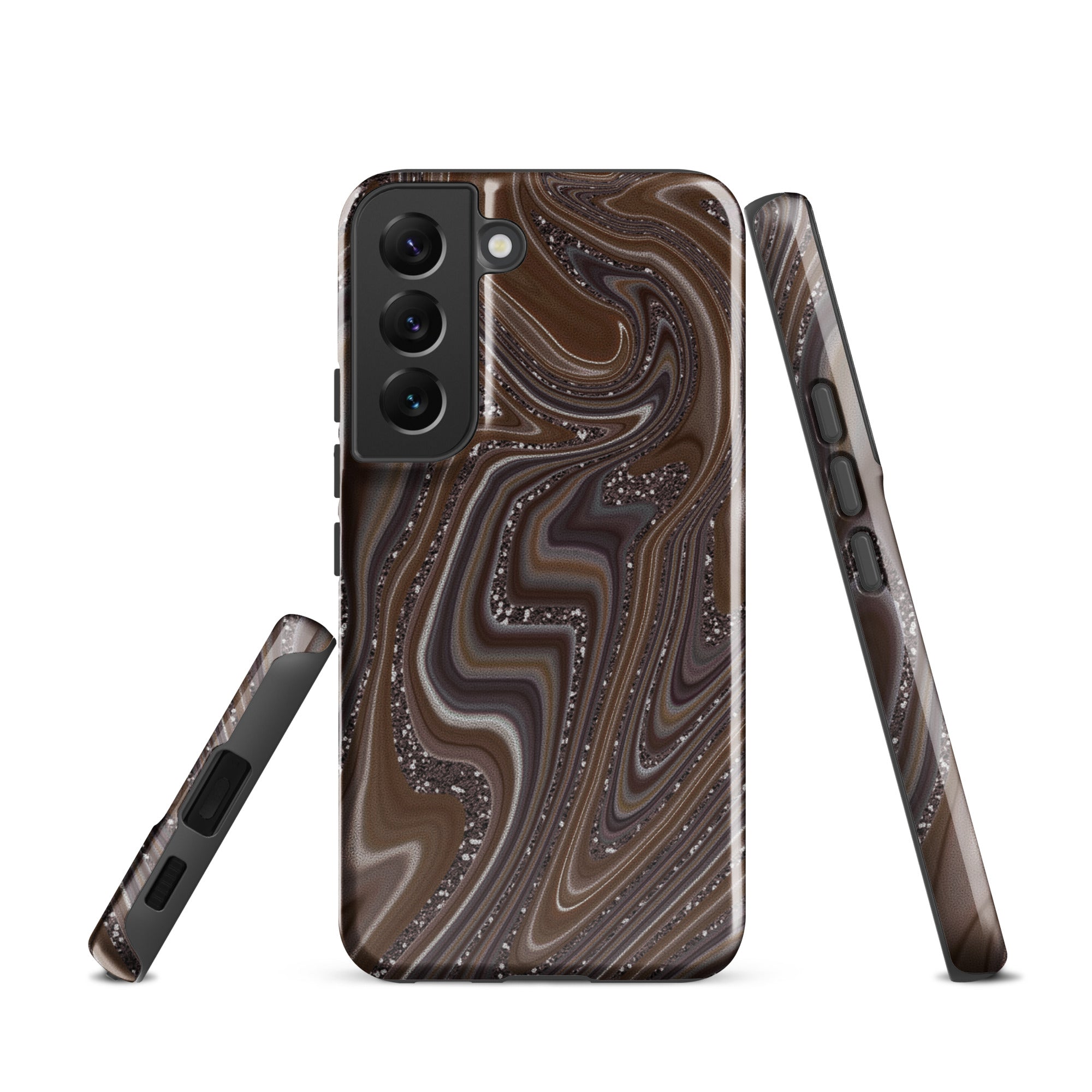 Tough case for Samsung®- Abstract Leather