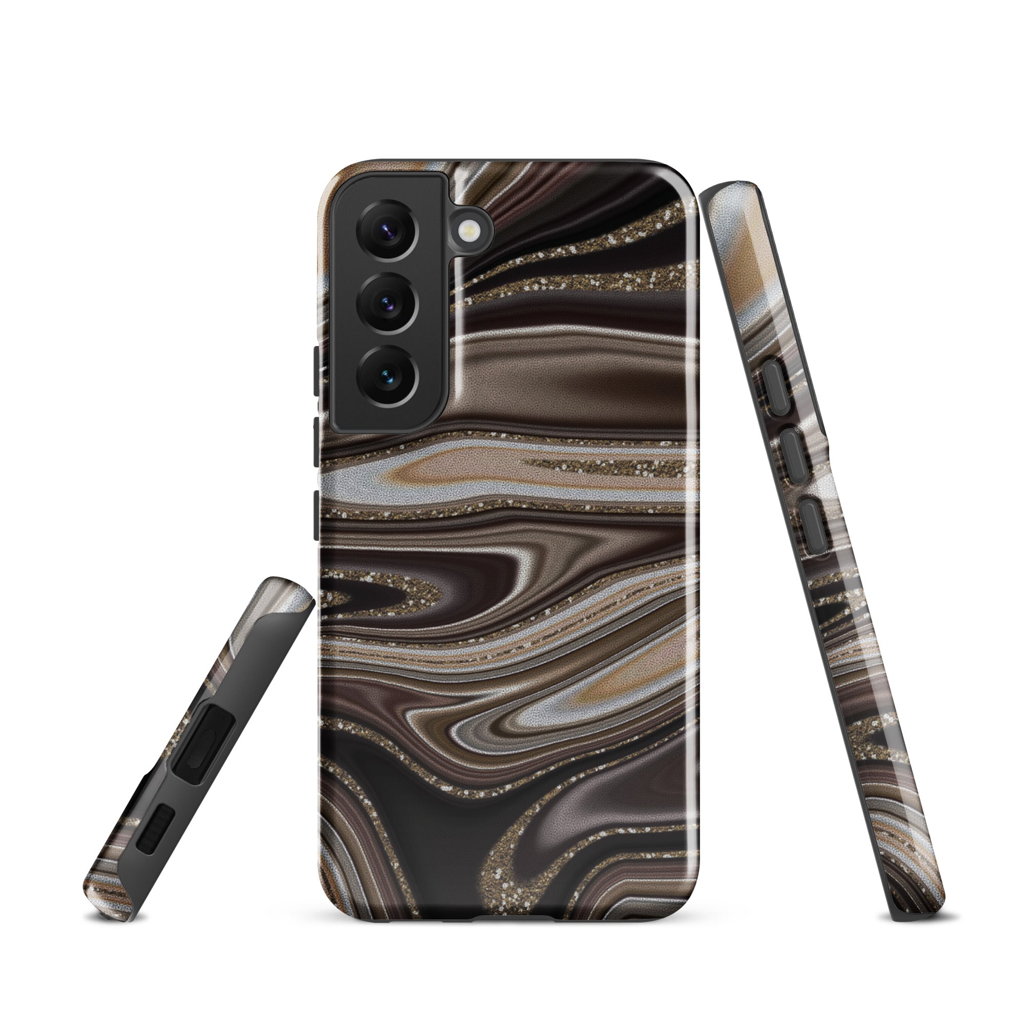 Tough case for Samsung®- Abstract Leather