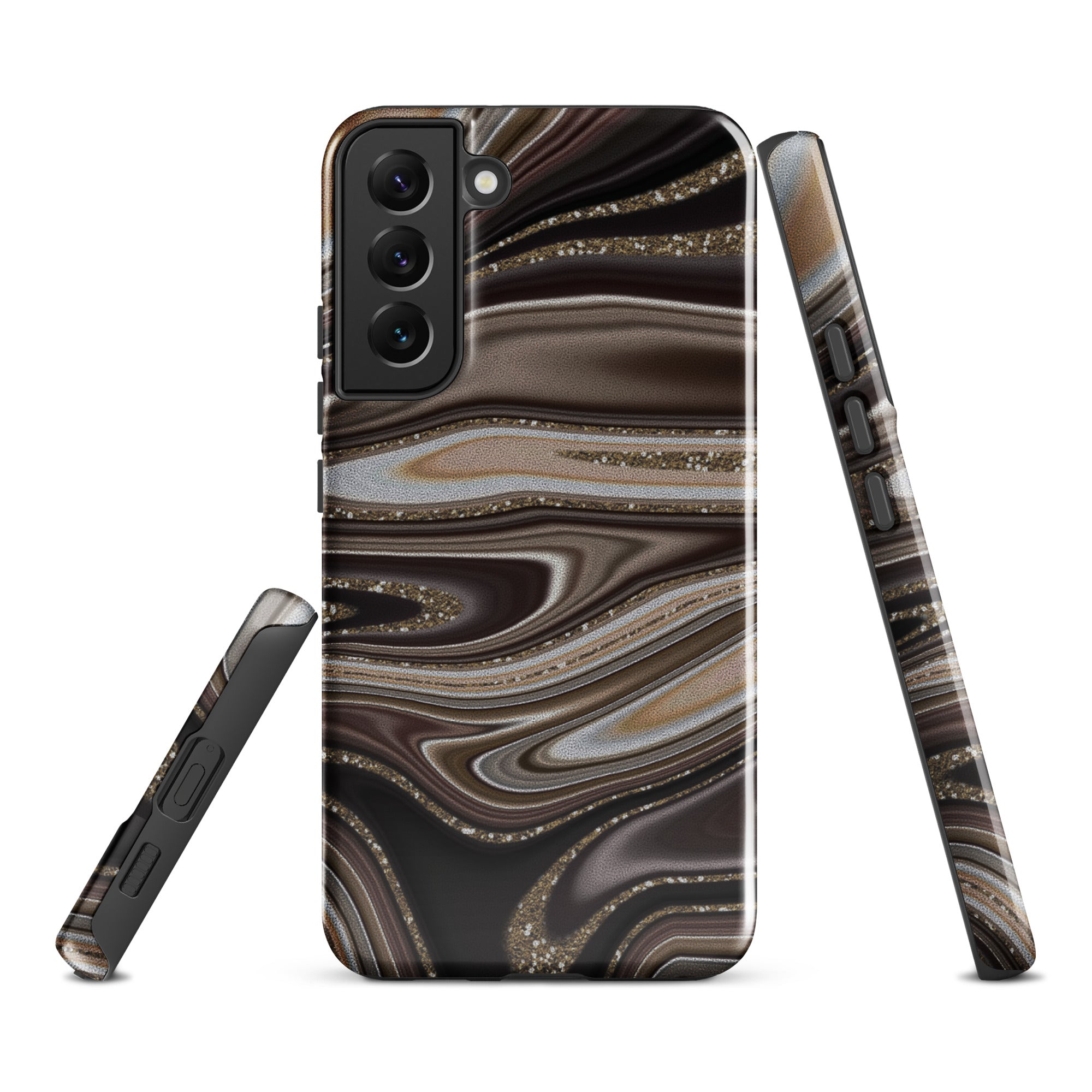 Tough case for Samsung®- Abstract Leather