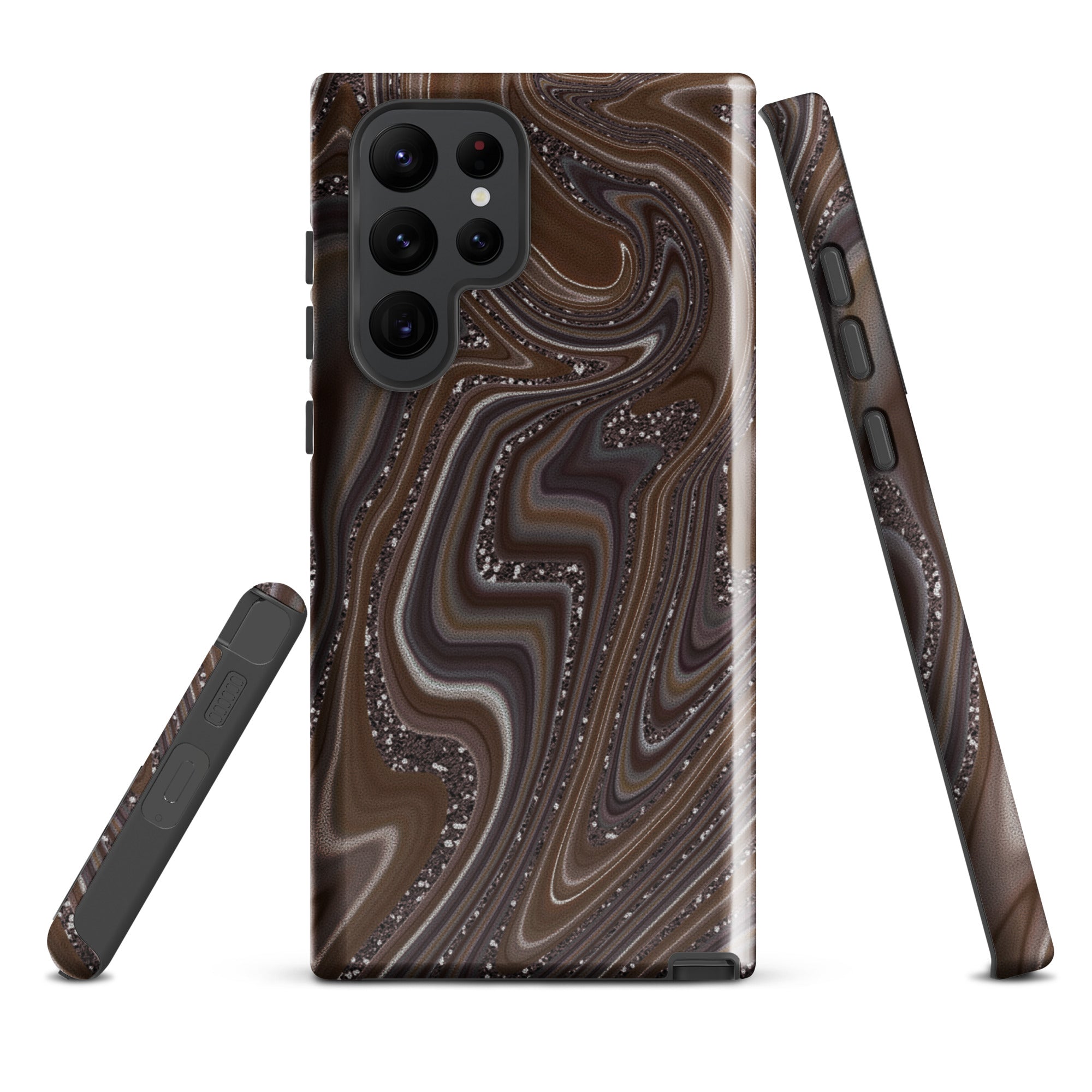 Tough case for Samsung®- Abstract Leather