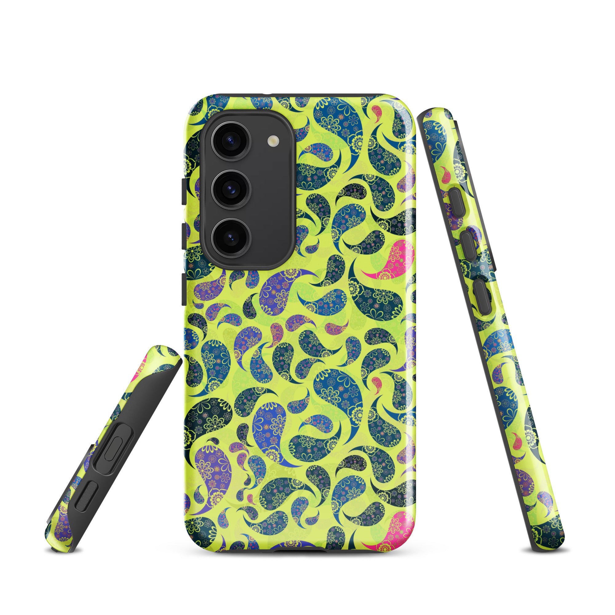 Tough case for Samsung®- Paisley Yellow