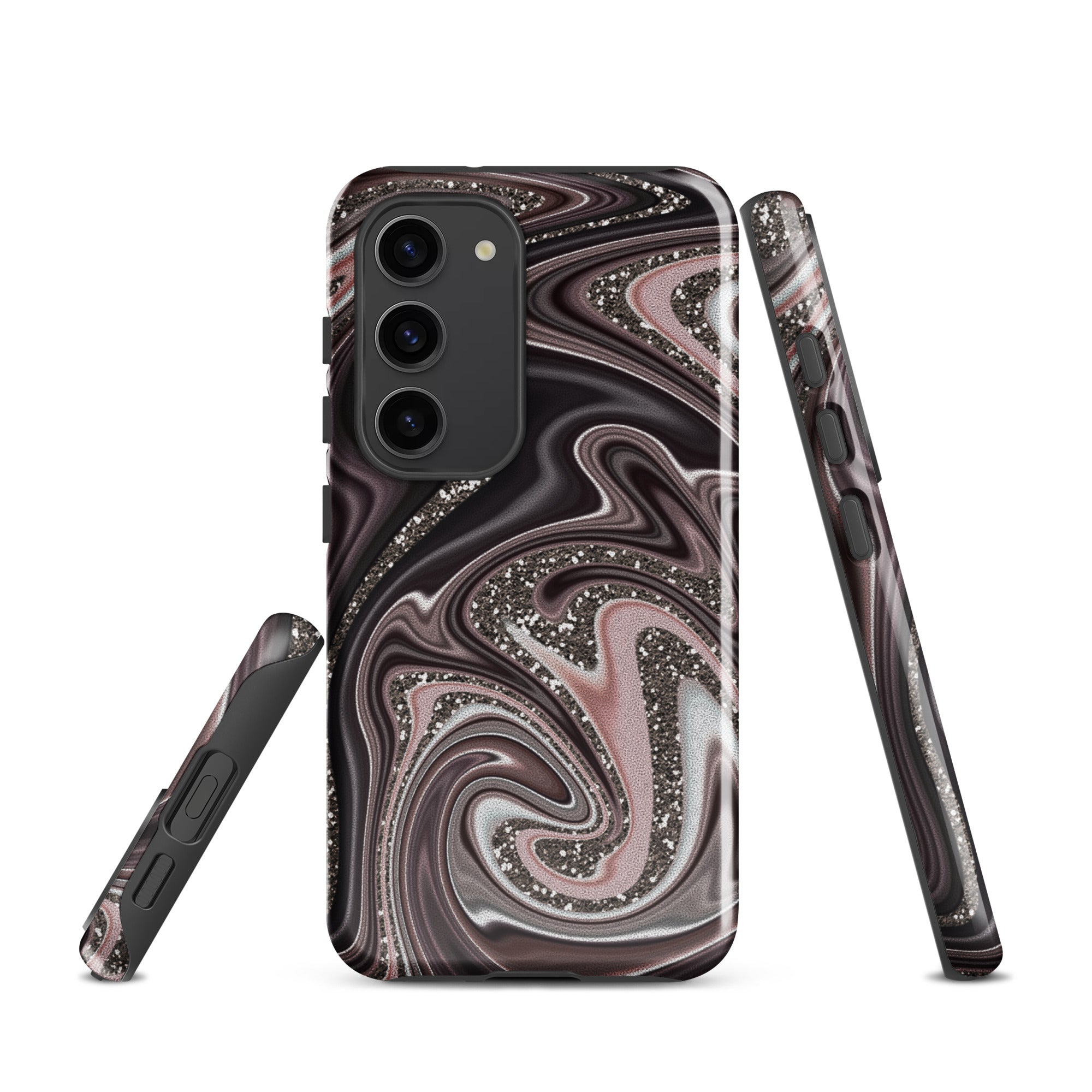 Tough case for Samsung®- Abstract Leather