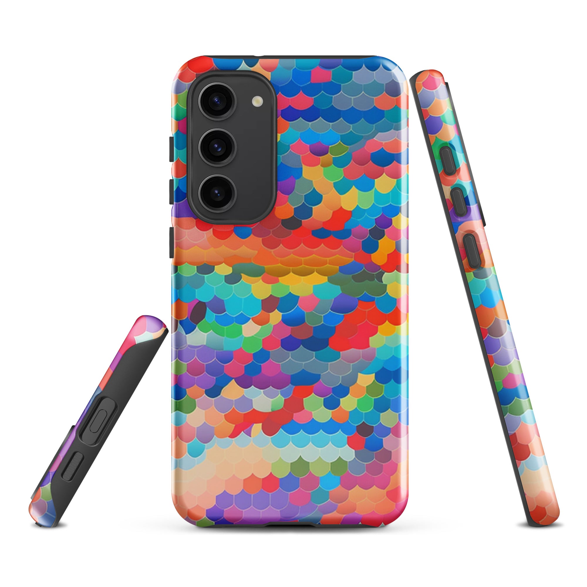 Tough case for Samsung®- Rainbow Cloud Pattern 01