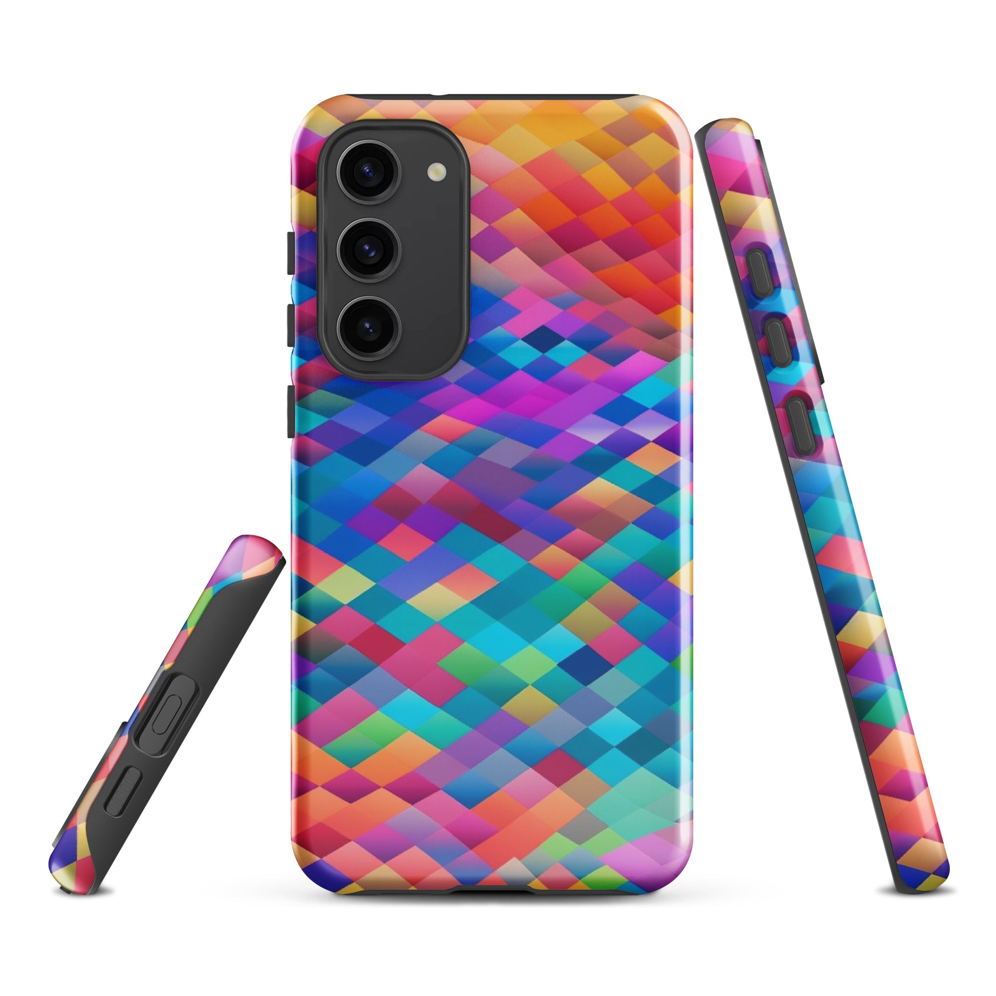 Tough case for Samsung®- Rainbow Cloud Pattern 02