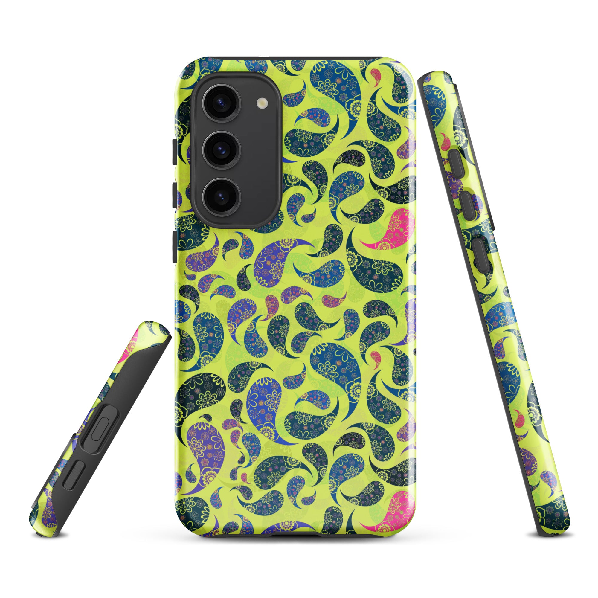 Tough case for Samsung®- Paisley Yellow