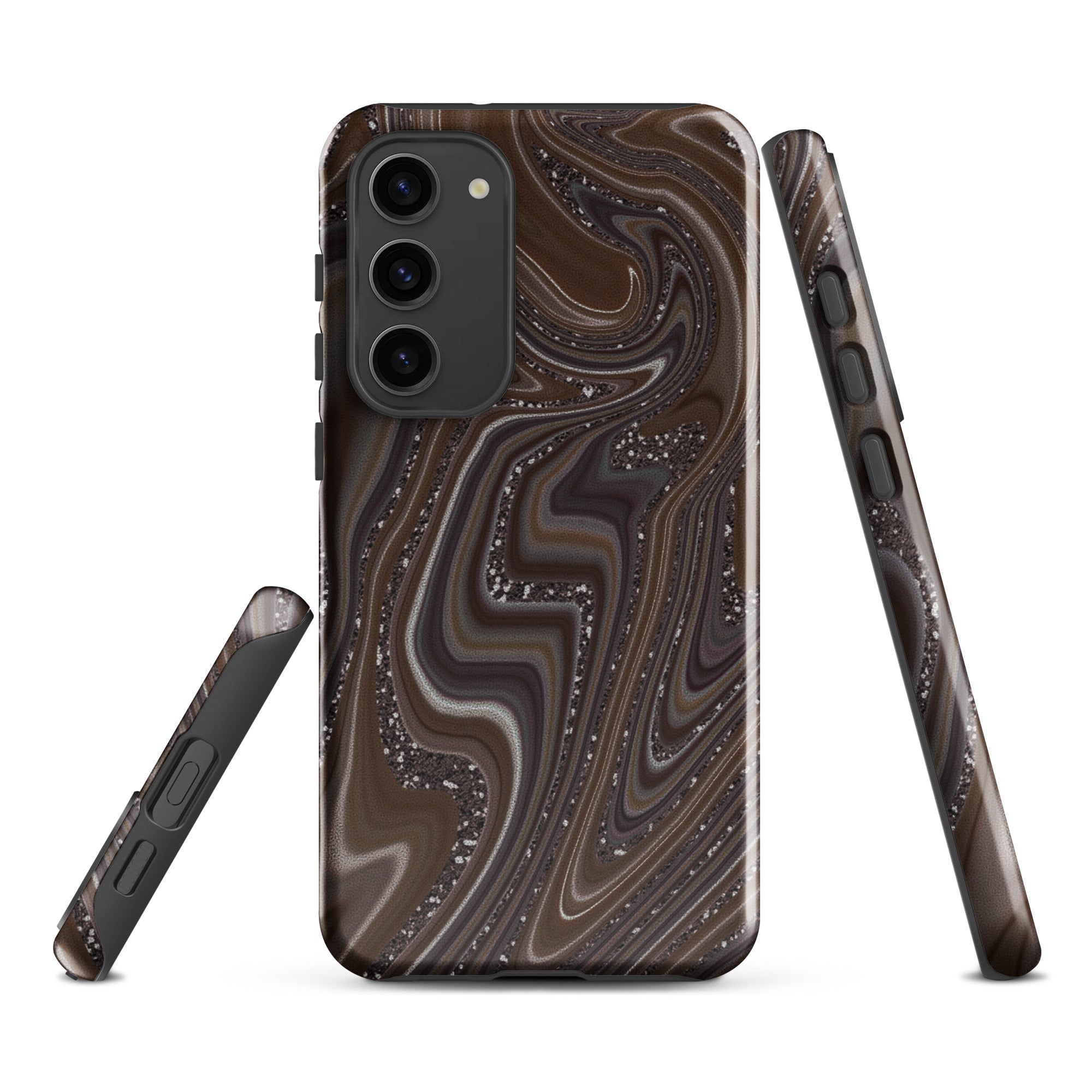 Tough case for Samsung®- Abstract Leather