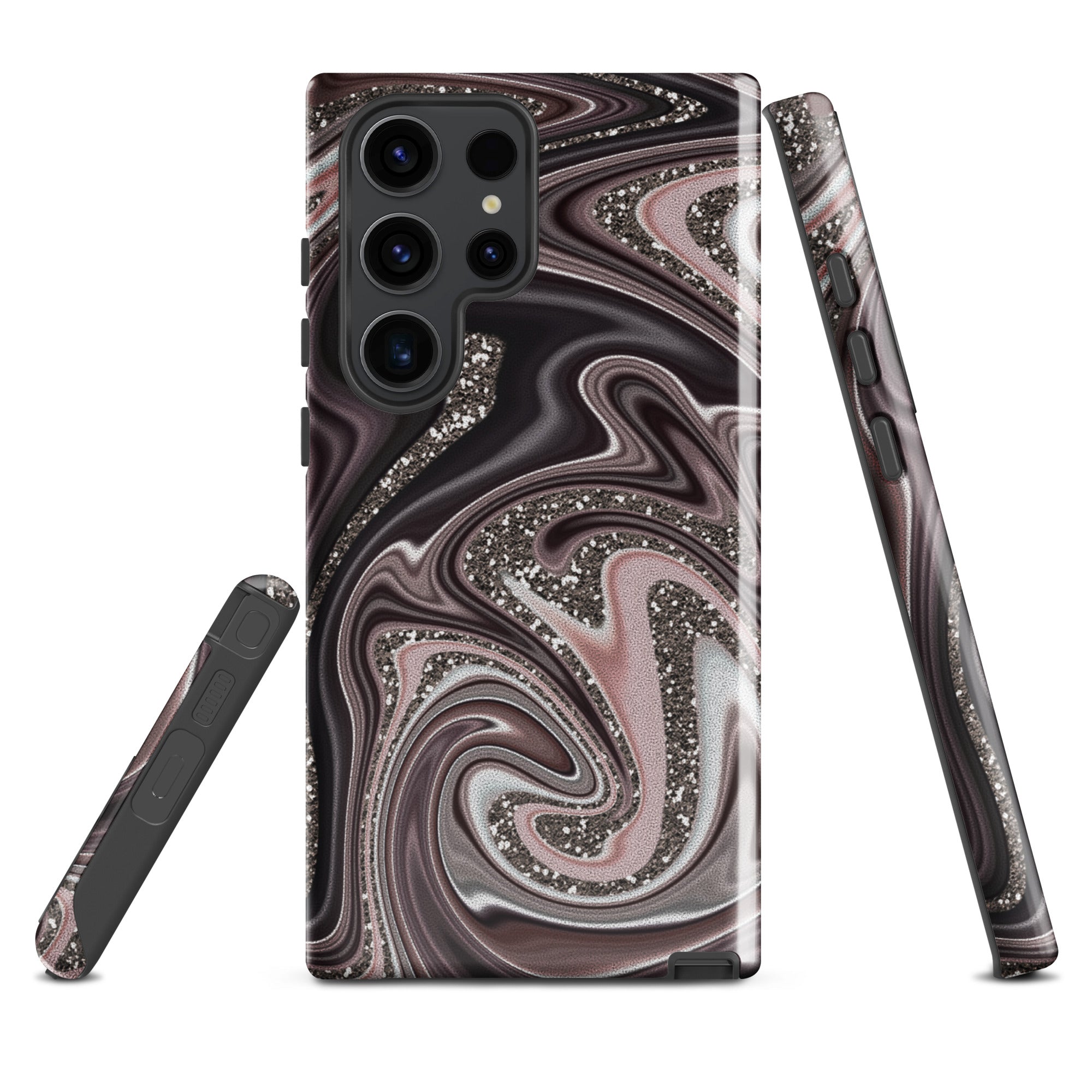 Tough case for Samsung®- Abstract Leather