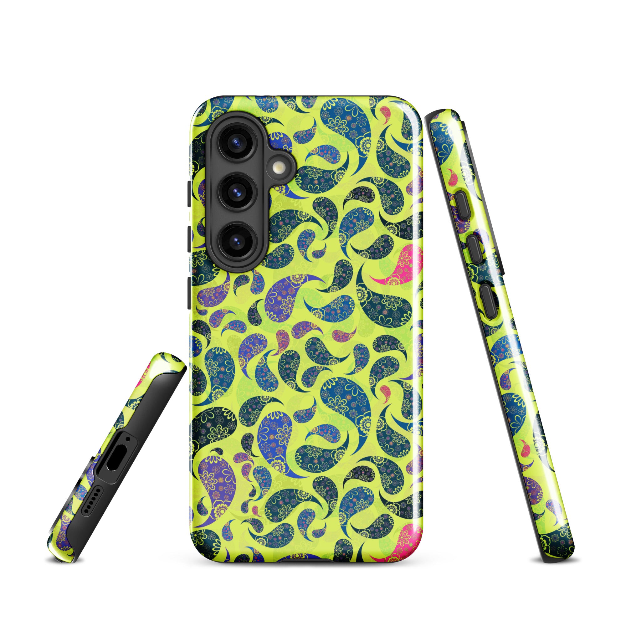 Tough case for Samsung®- Paisley Yellow