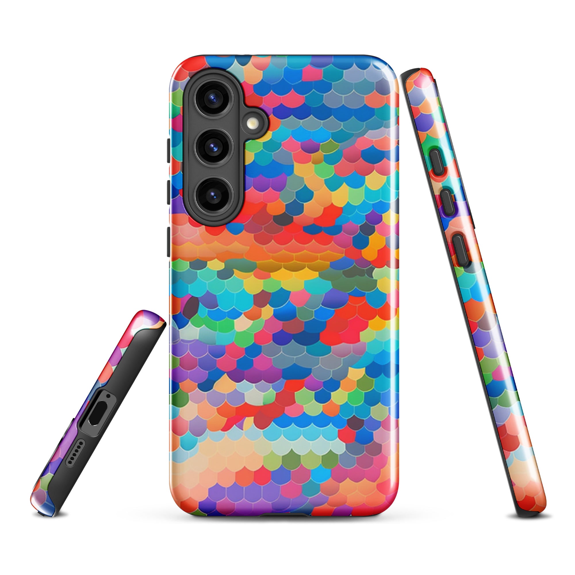 Tough case for Samsung®- Rainbow Cloud Pattern 01