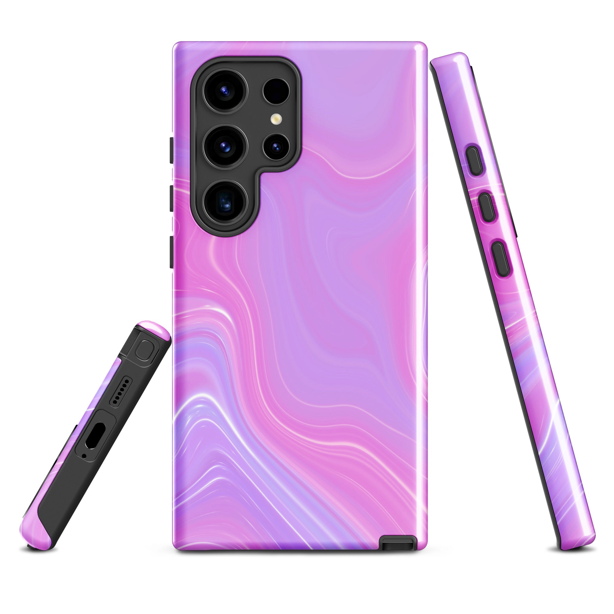 Tough case for Samsung®- Marble Pink