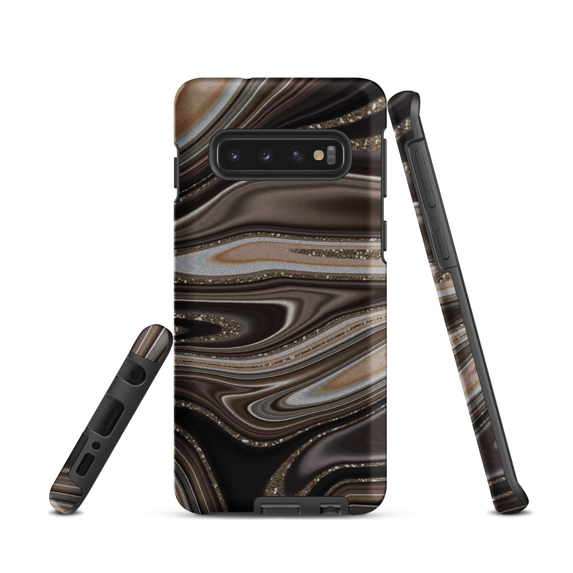 Tough case for Samsung®- Abstract Leather