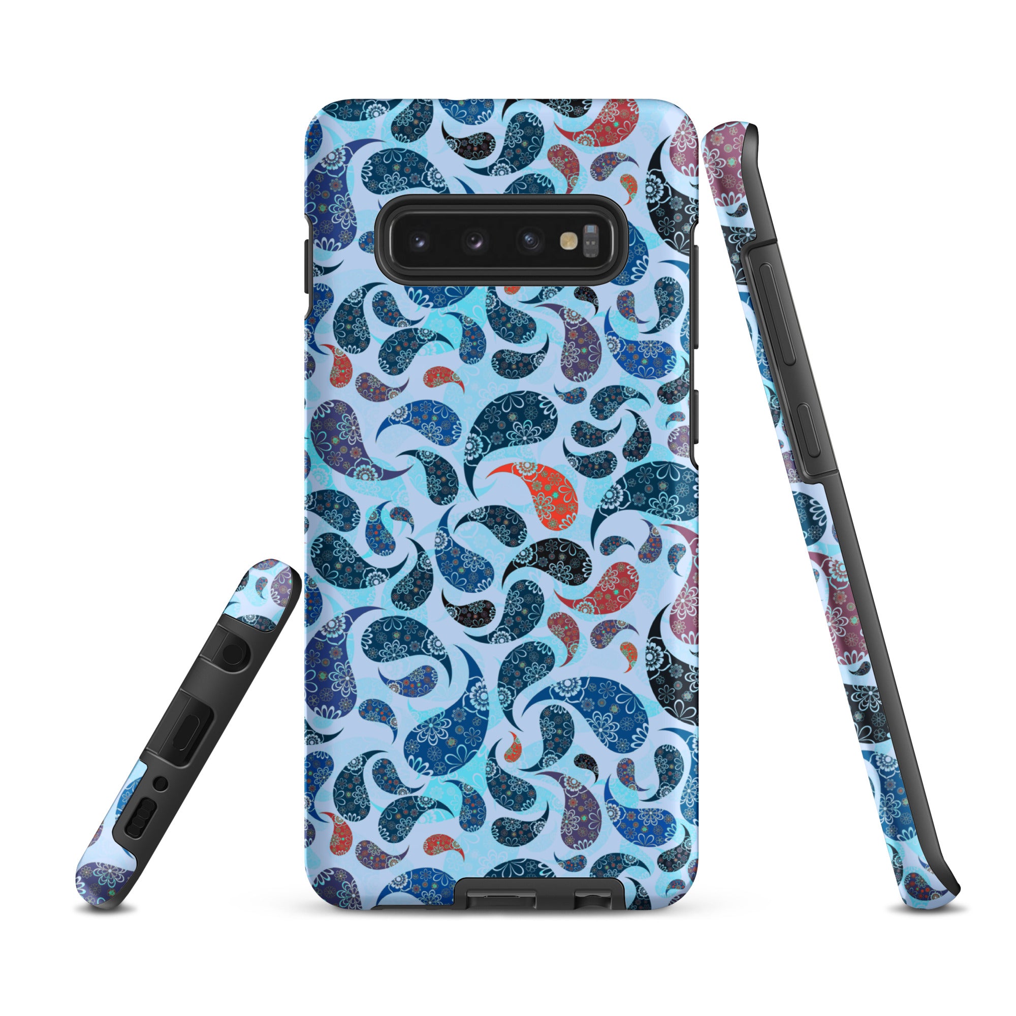 Tough case for Samsung®- Paisley Blue