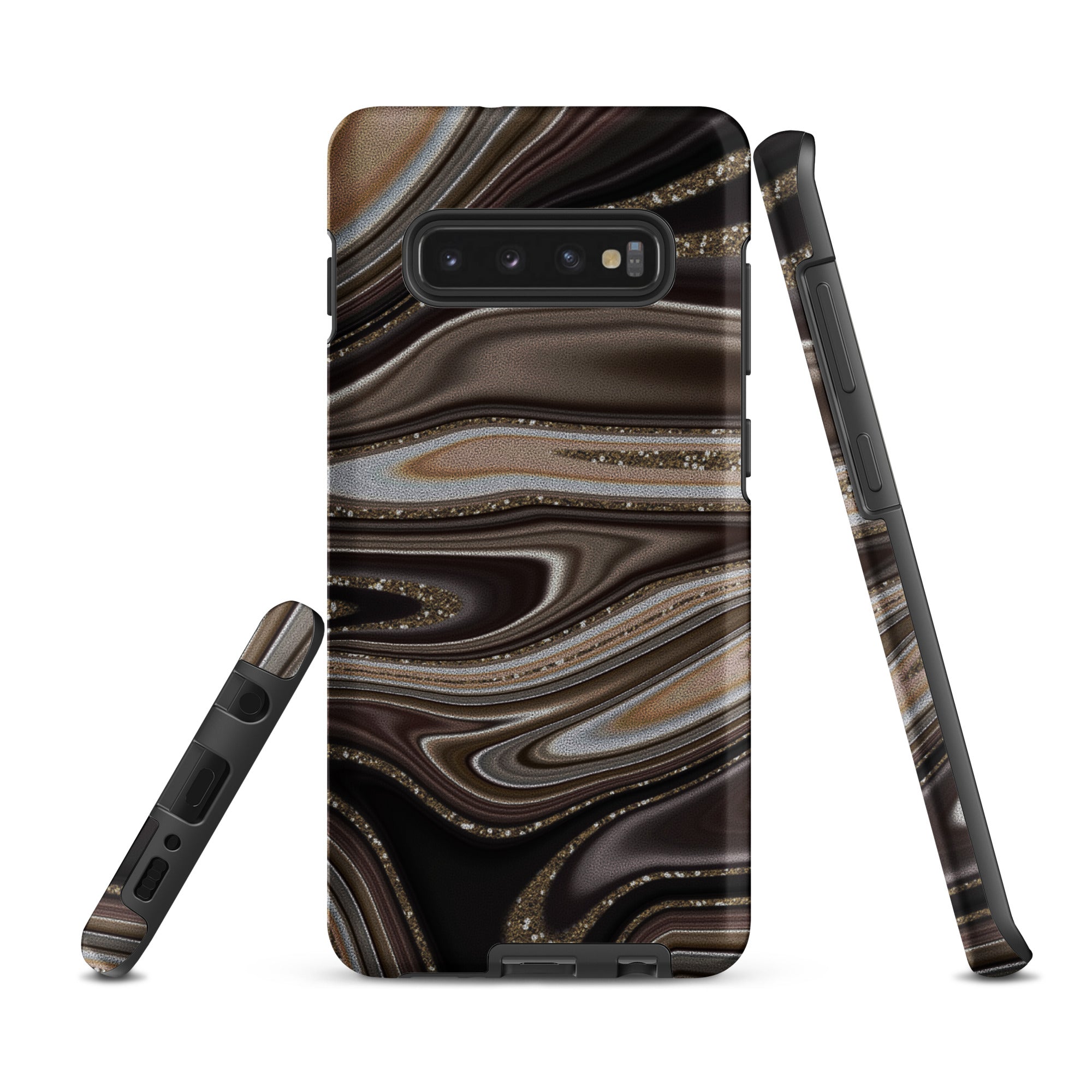 Tough case for Samsung®- Abstract Leather