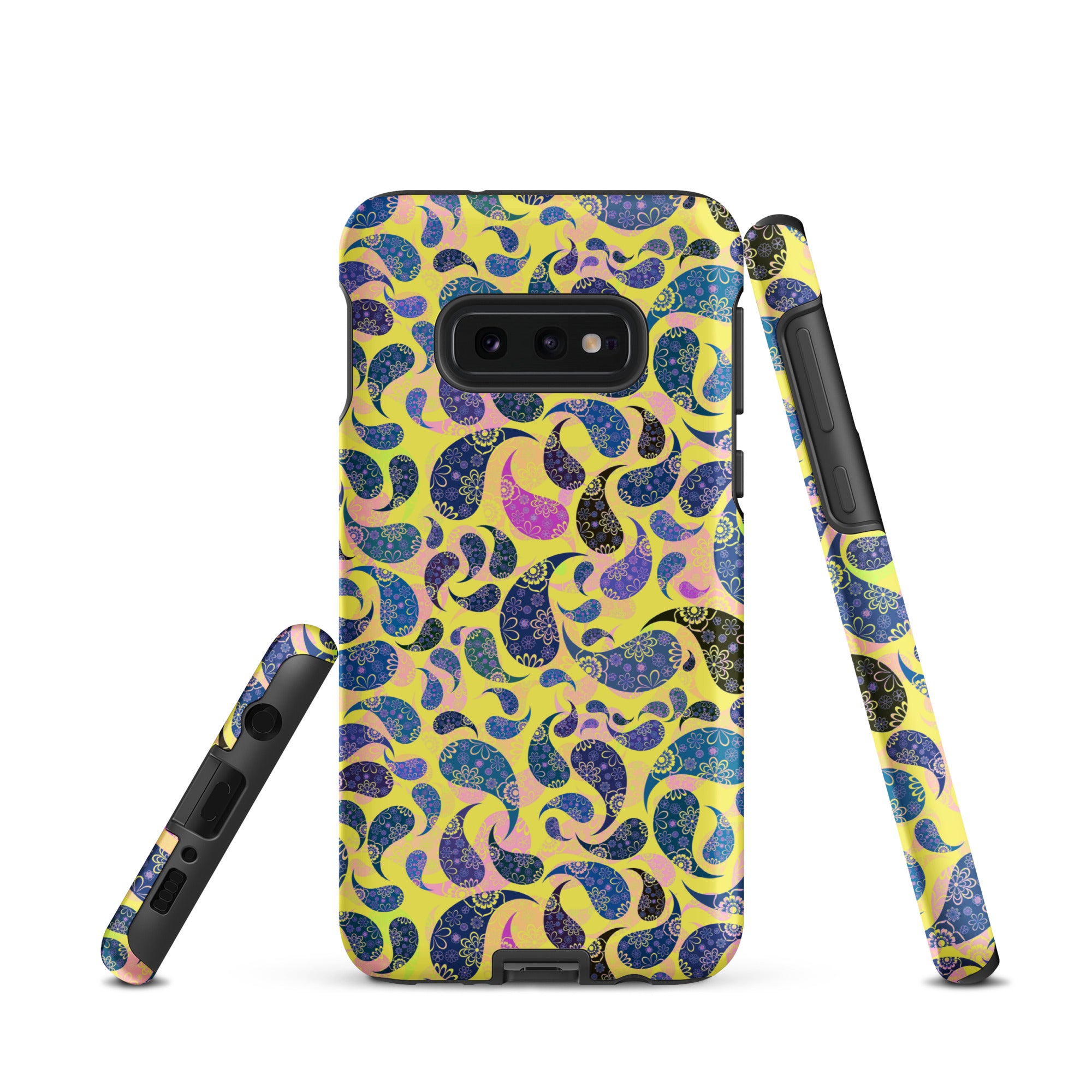 Tough case for Samsung®- Paisley Dark Yellow