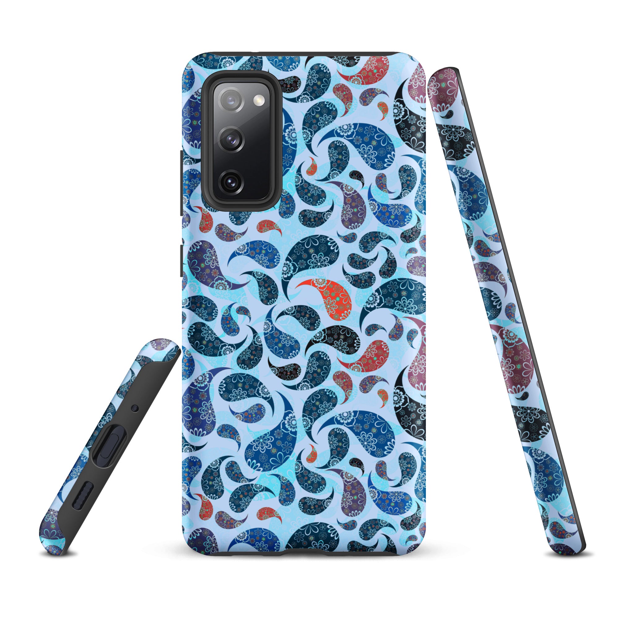 Tough case for Samsung®- Paisley Blue