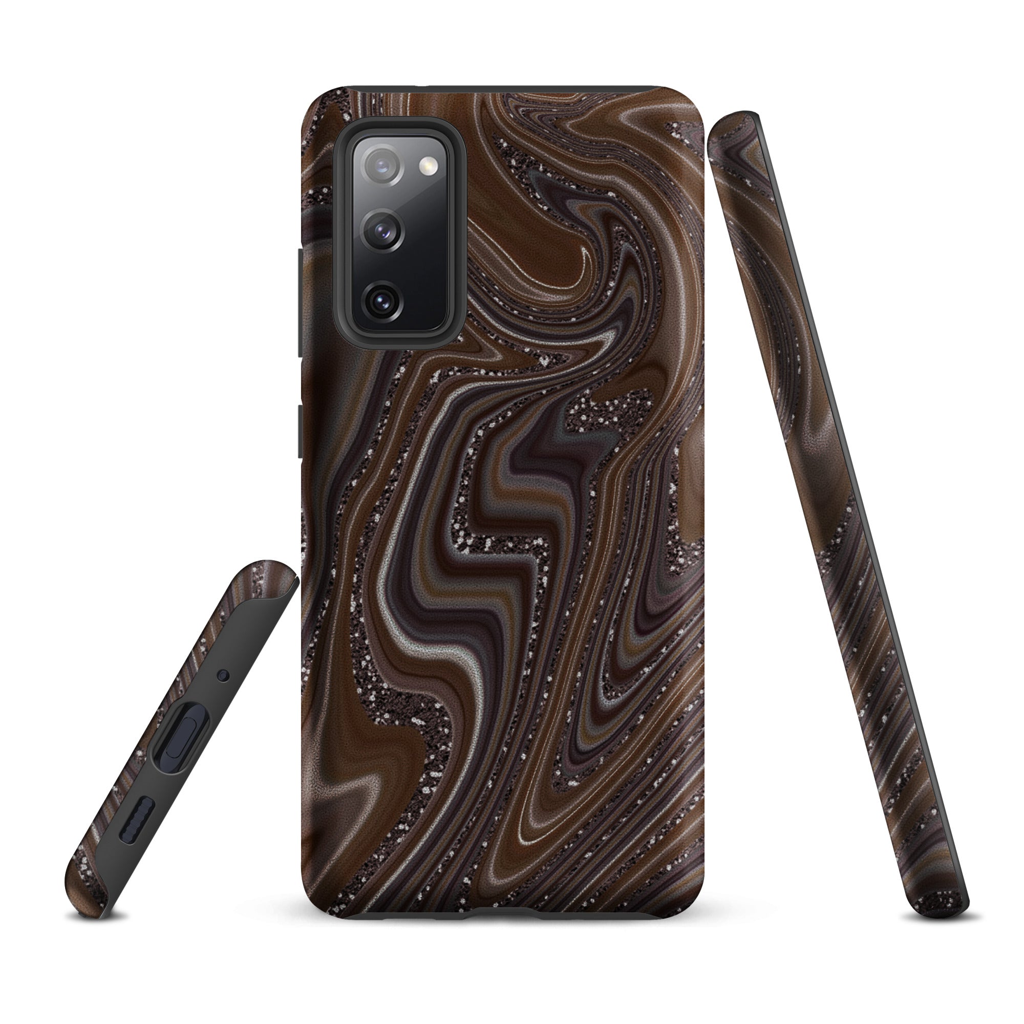 Tough case for Samsung®- Abstract Leather