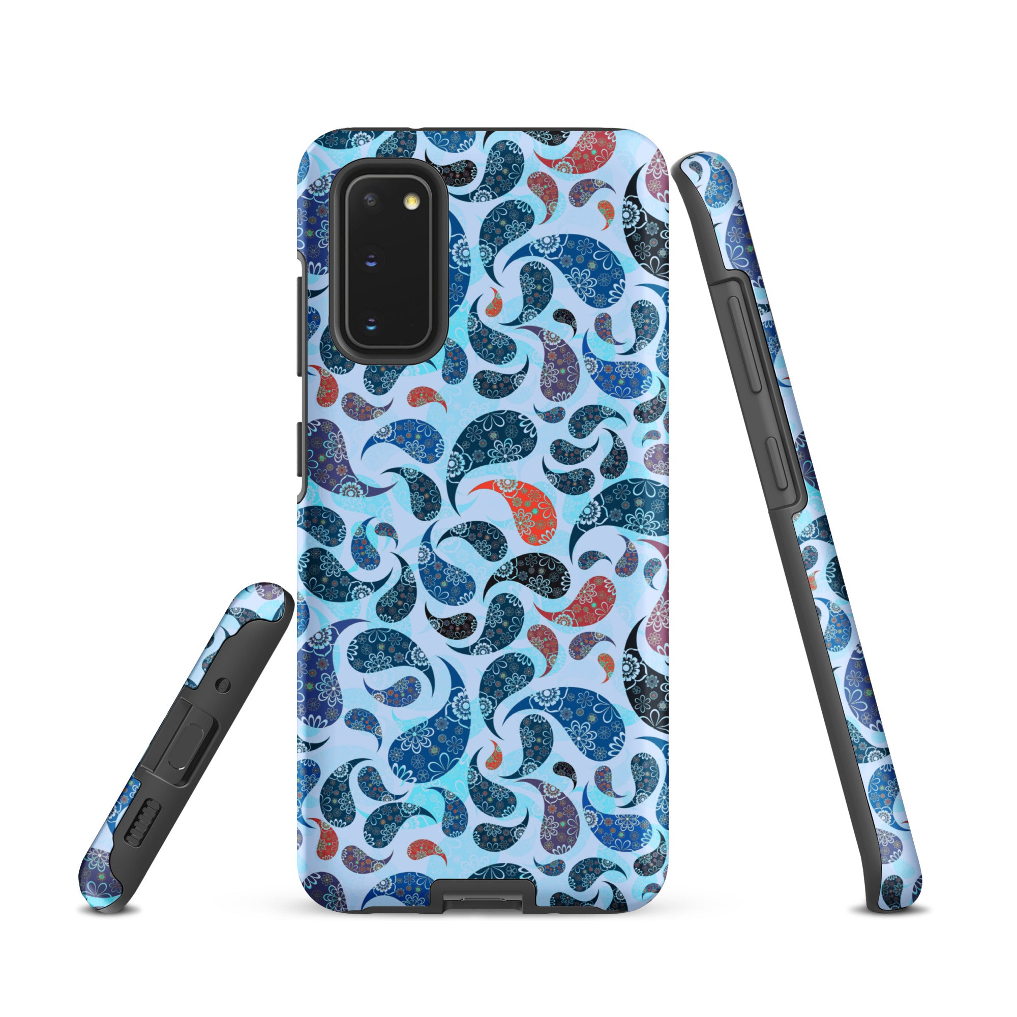 Tough case for Samsung®- Paisley Blue