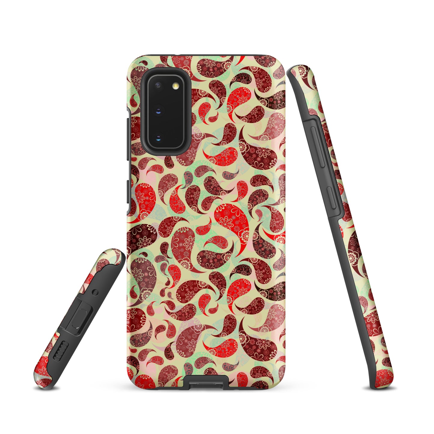 Tough case for Samsung®- Paisley Red