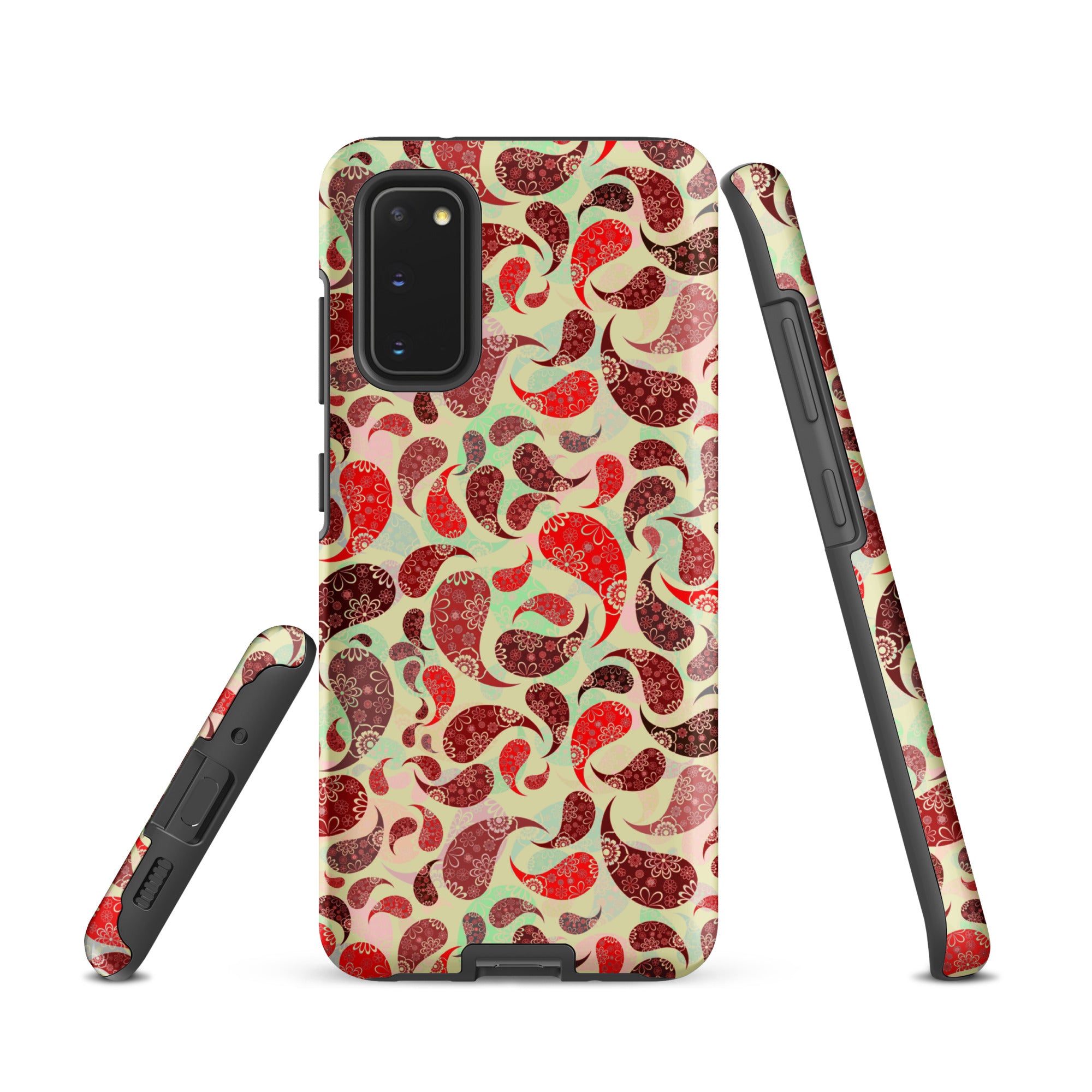 Tough case for Samsung®- Paisley Red