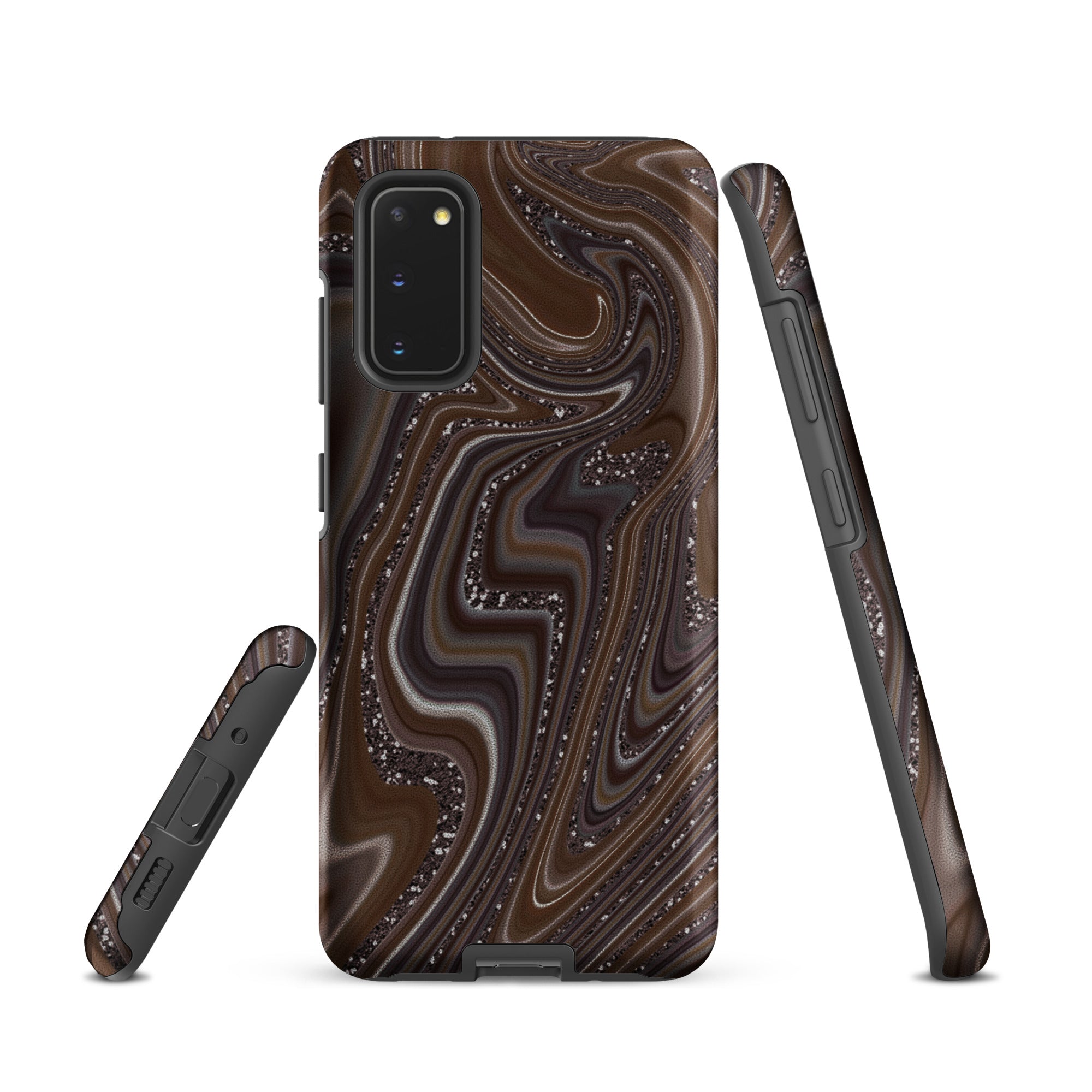 Tough case for Samsung®- Abstract Leather