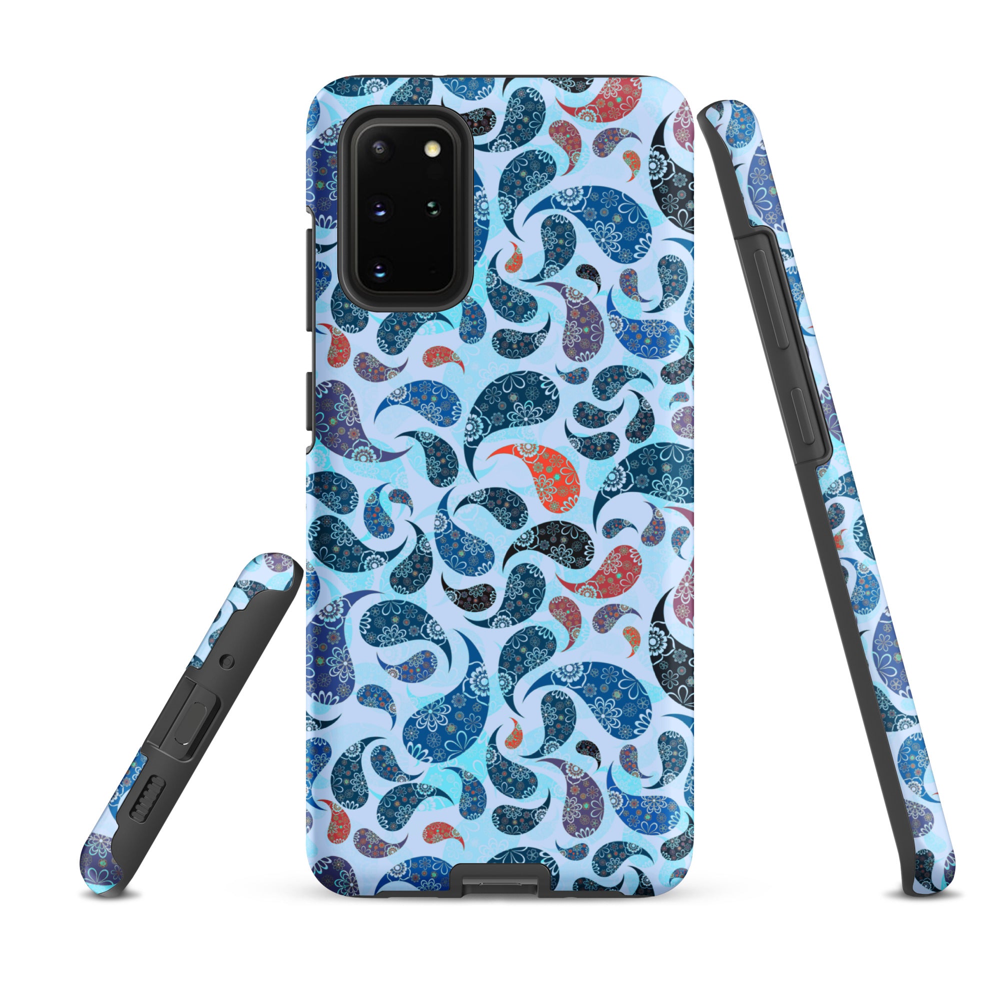 Tough case for Samsung®- Paisley Blue