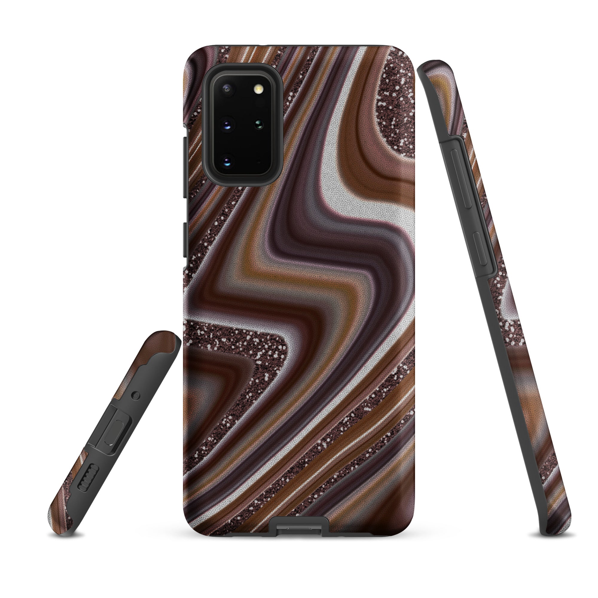 Tough case for Samsung®- Abstract Leather