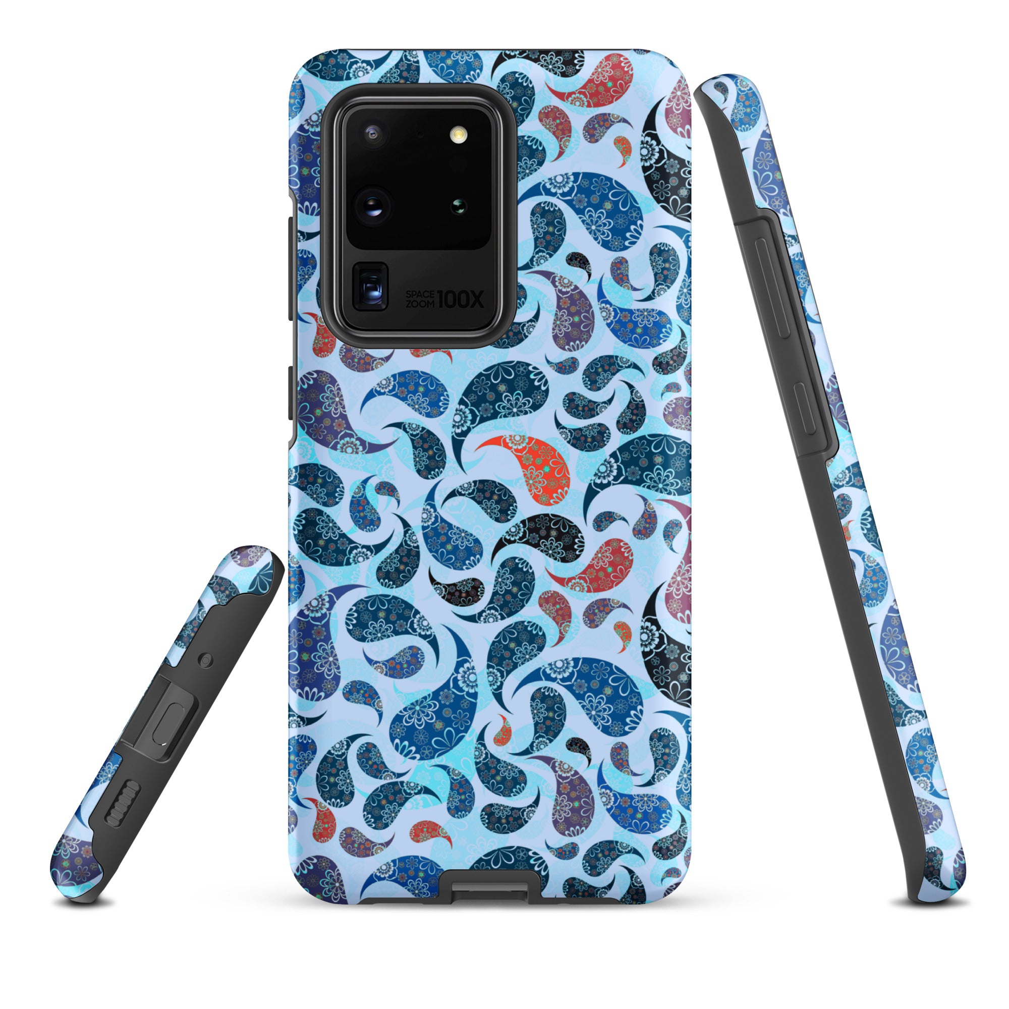 Tough case for Samsung®- Paisley Blue