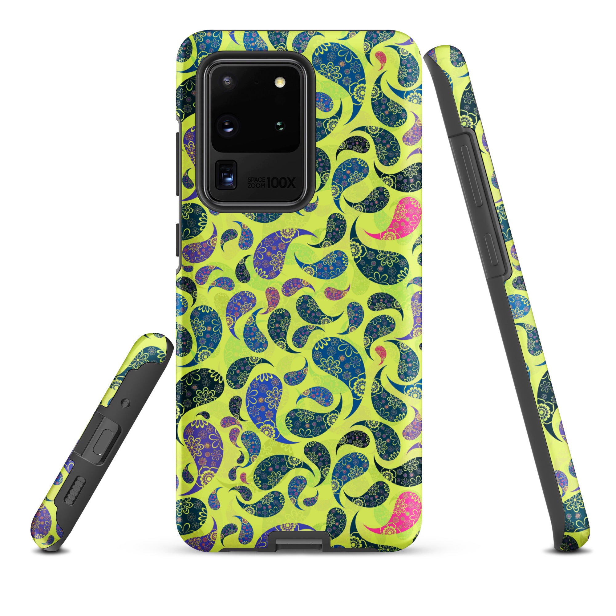 Tough case for Samsung®- Paisley Yellow