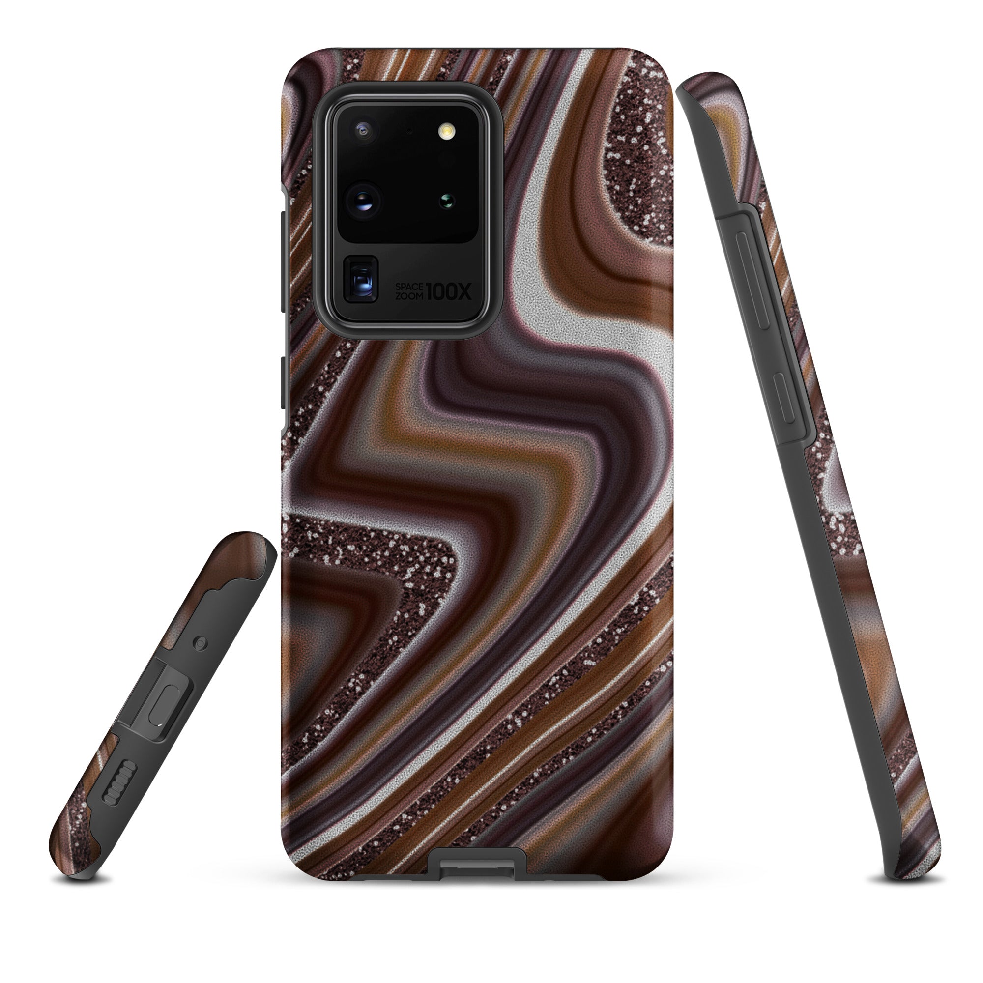 Tough case for Samsung®- Abstract Leather