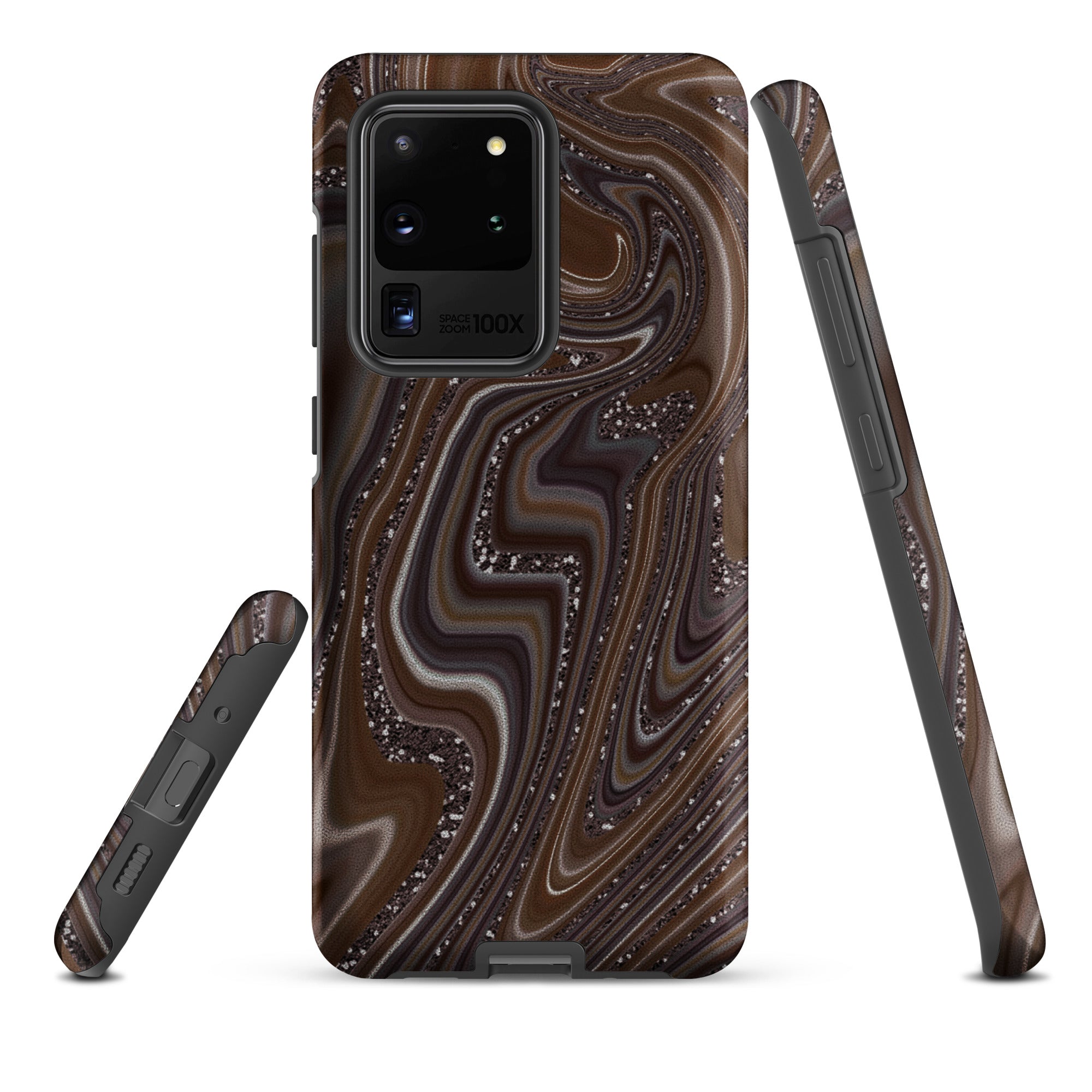 Tough case for Samsung®- Abstract Leather