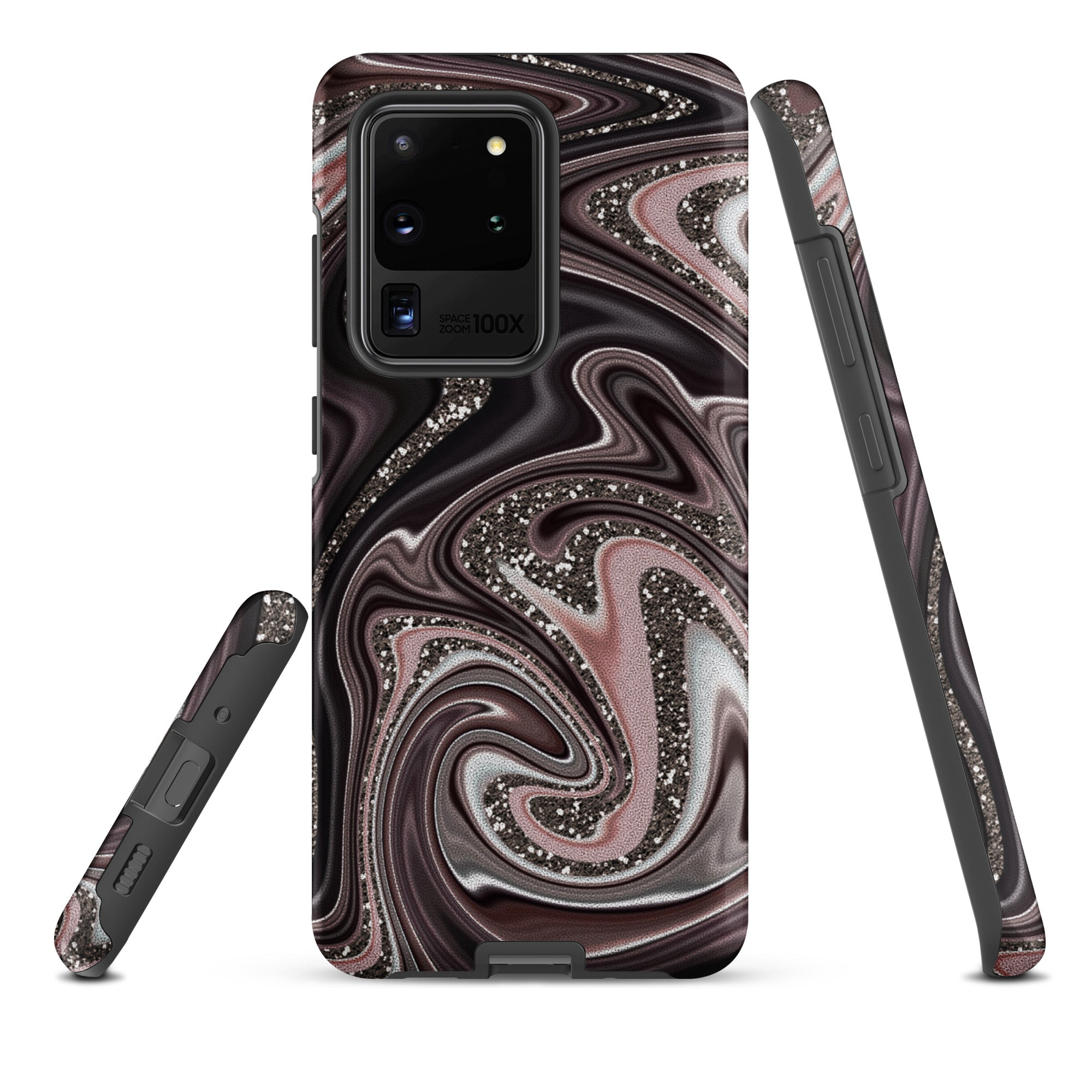 Tough case for Samsung®- Abstract Leather