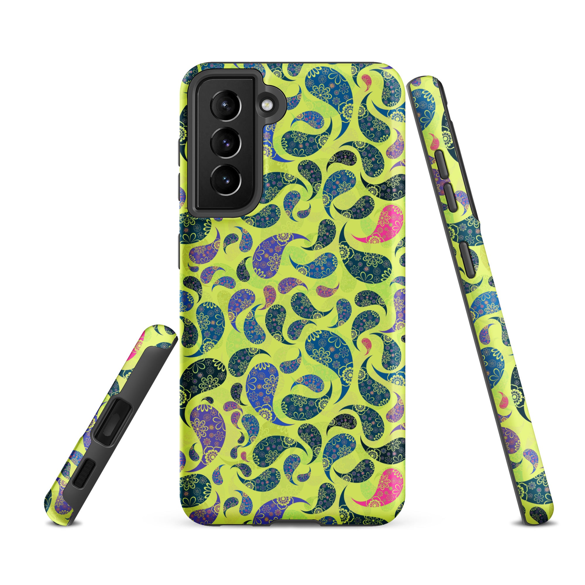 Tough case for Samsung®- Paisley Yellow