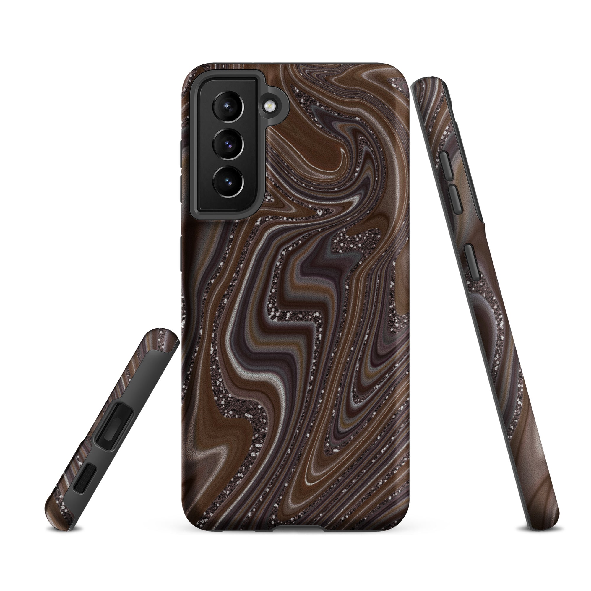 Tough case for Samsung®- Abstract Leather