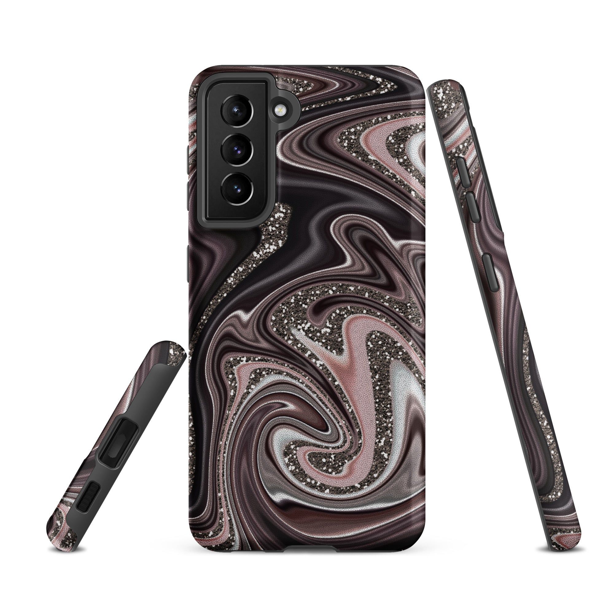 Tough case for Samsung®- Abstract Leather