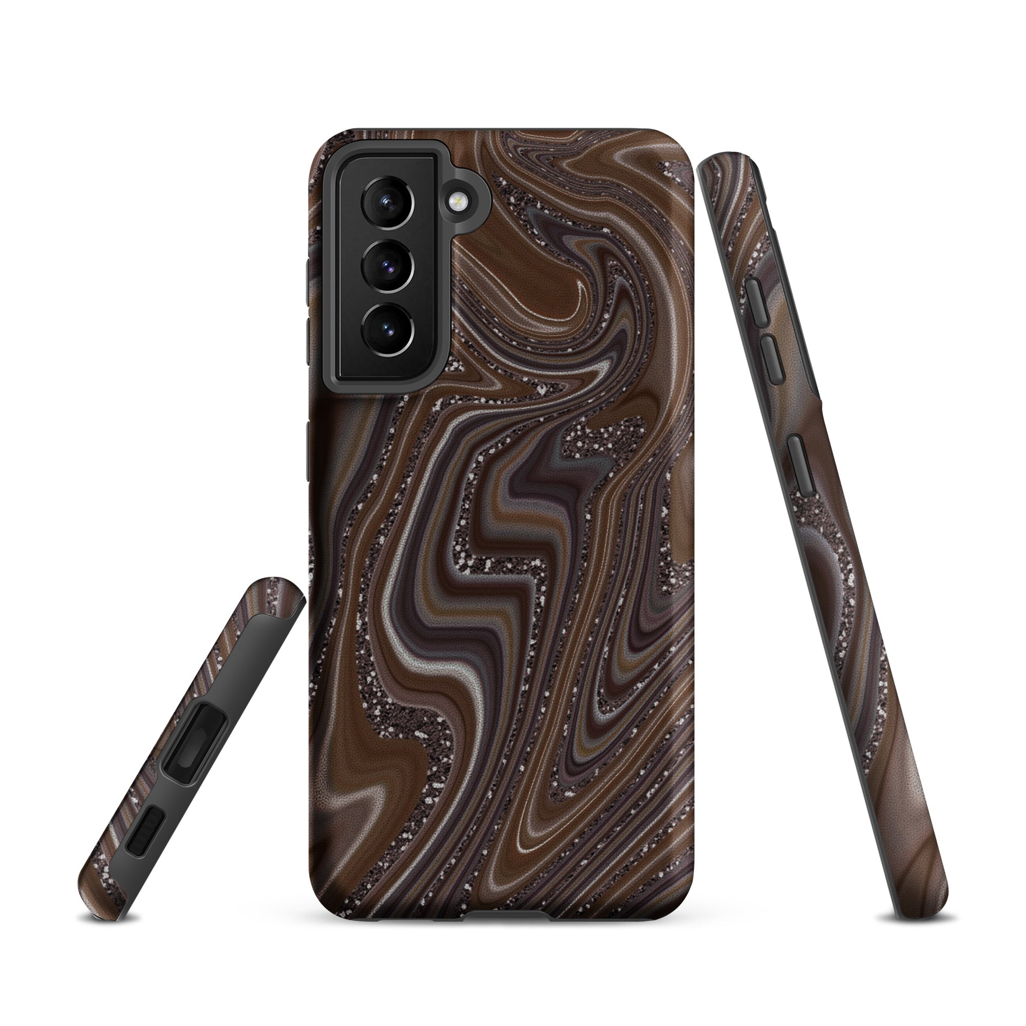 Tough case for Samsung®- Abstract Leather