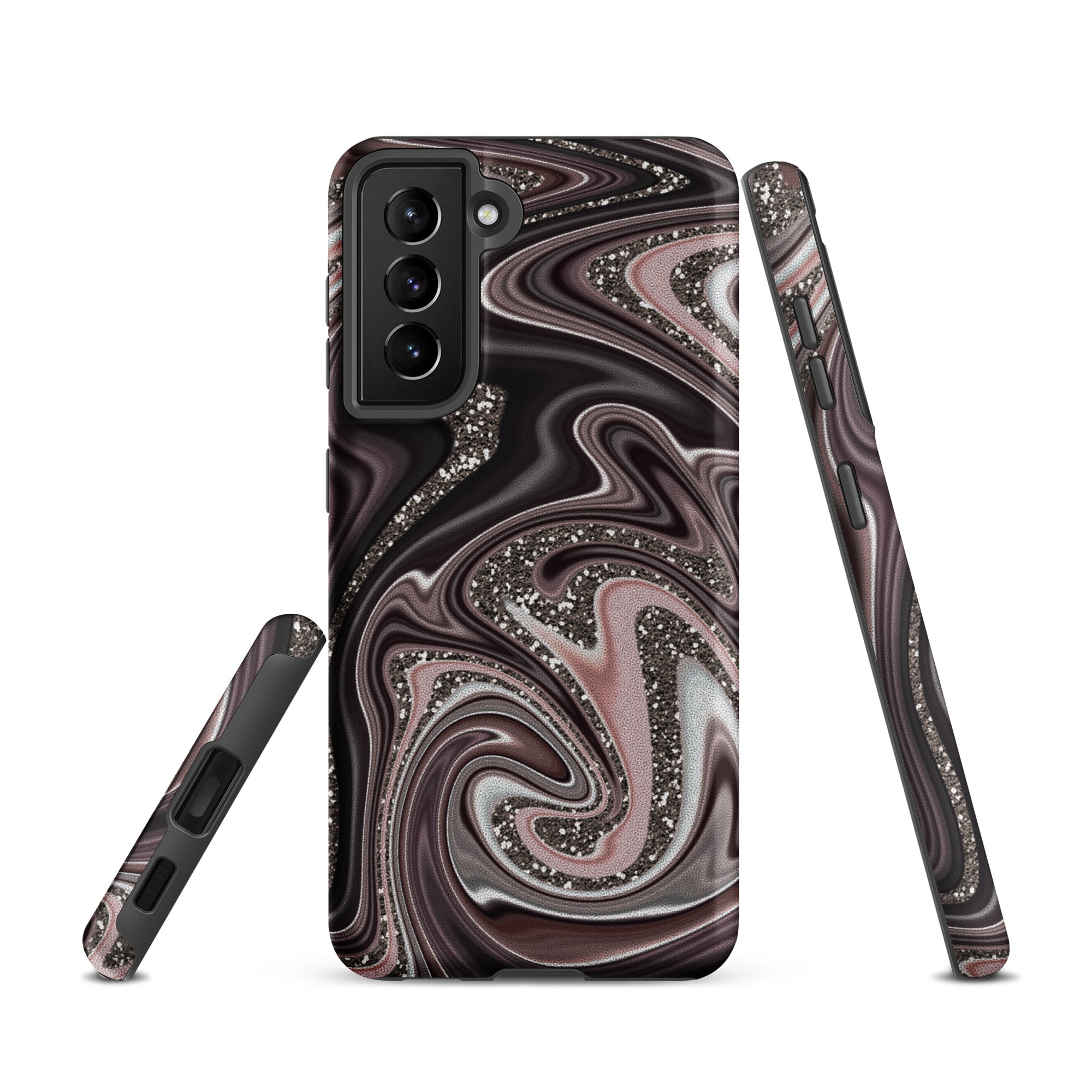 Tough case for Samsung®- Abstract Leather