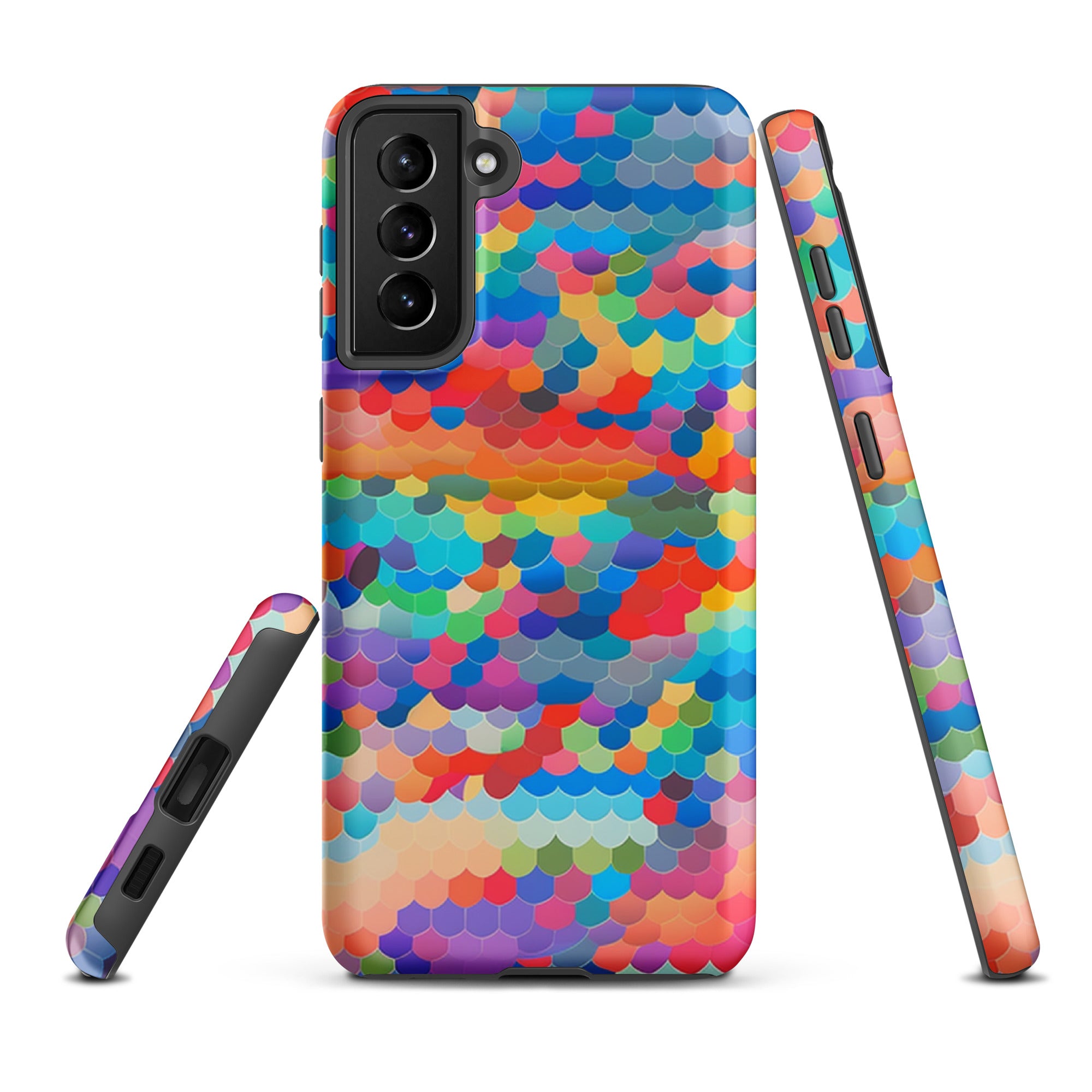 Tough case for Samsung®- Rainbow Cloud Pattern 01