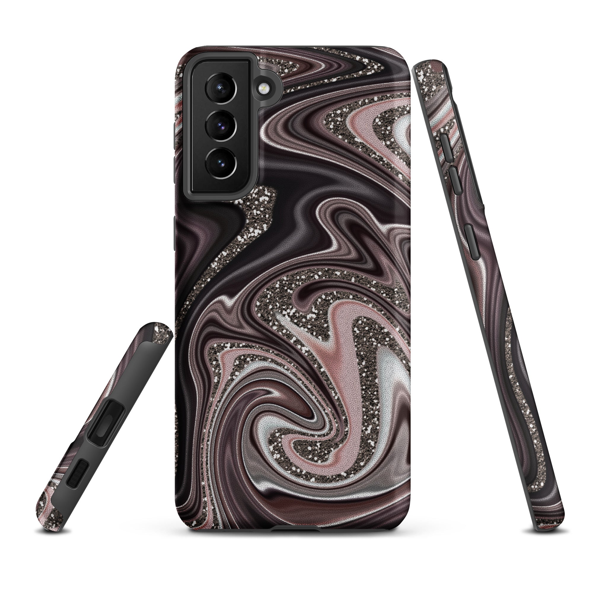 Tough case for Samsung®- Abstract Leather