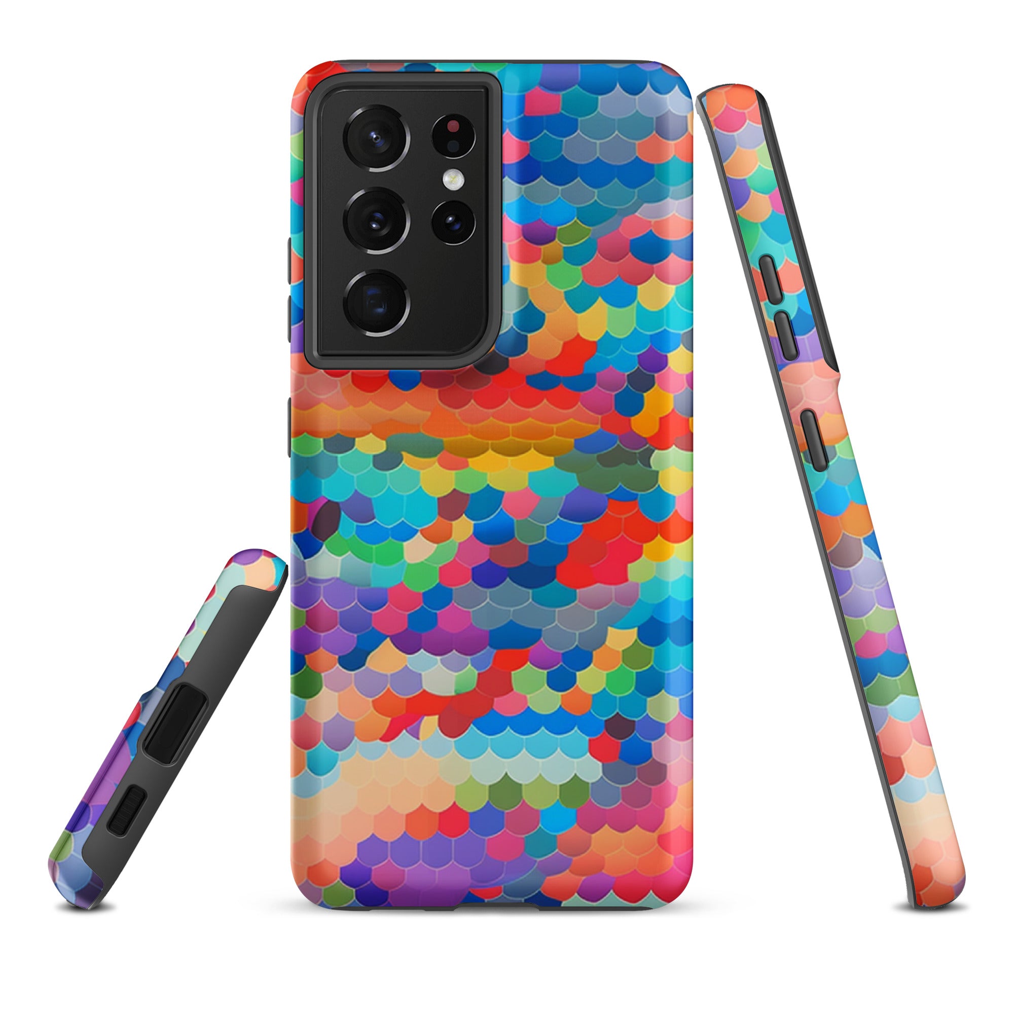 Tough case for Samsung®- Rainbow Cloud Pattern 01