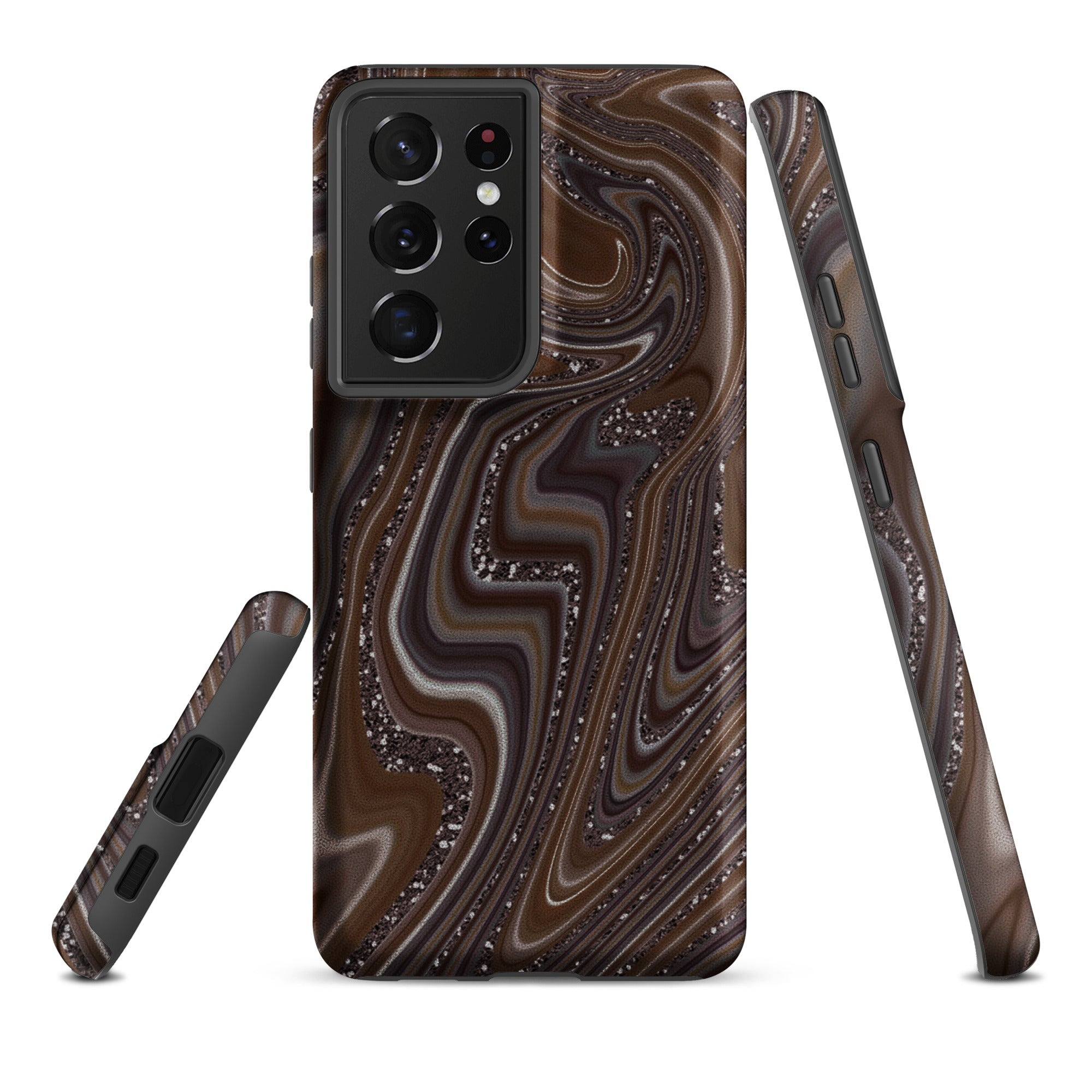 Tough case for Samsung®- Abstract Leather