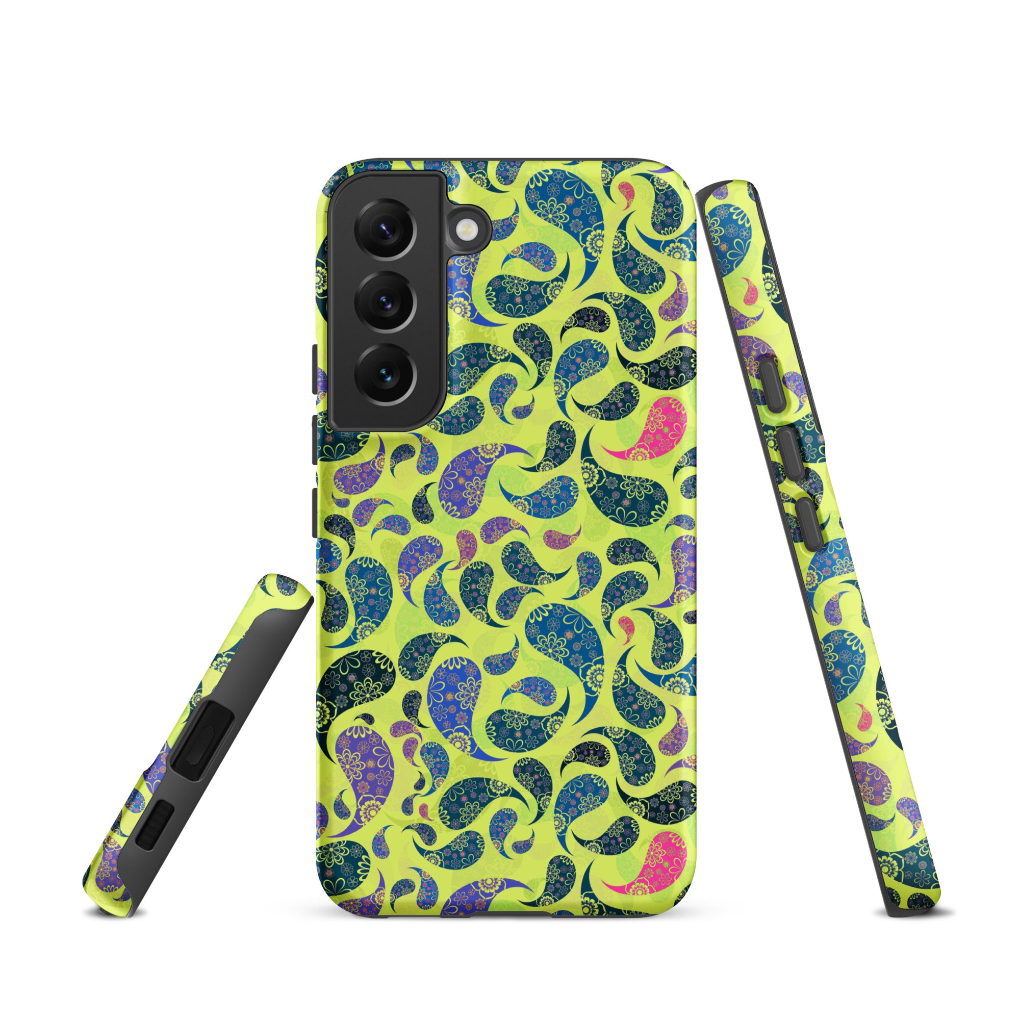 Tough case for Samsung®- Paisley Yellow