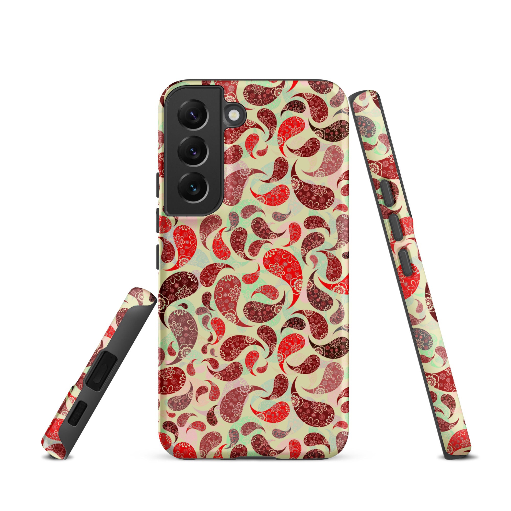 Tough case for Samsung®- Paisley Red