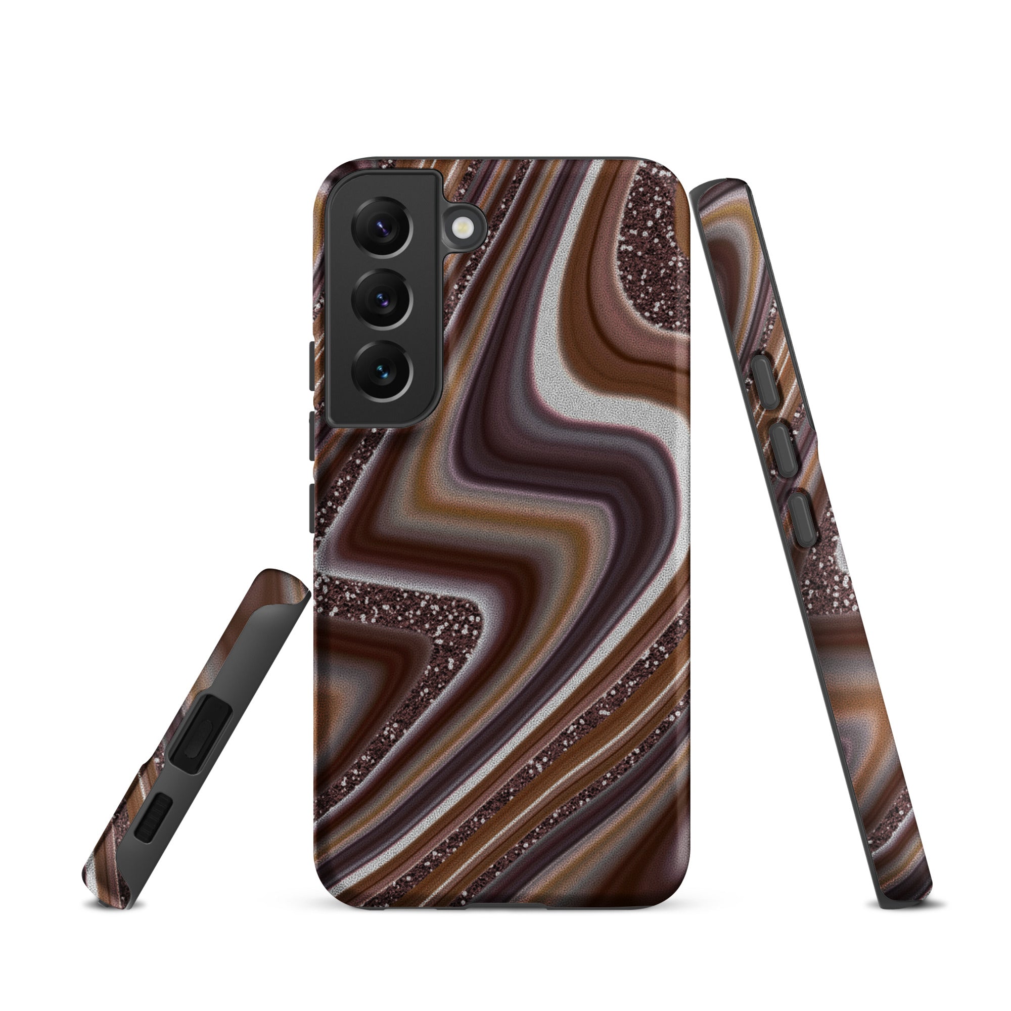 Tough case for Samsung®- Abstract Leather