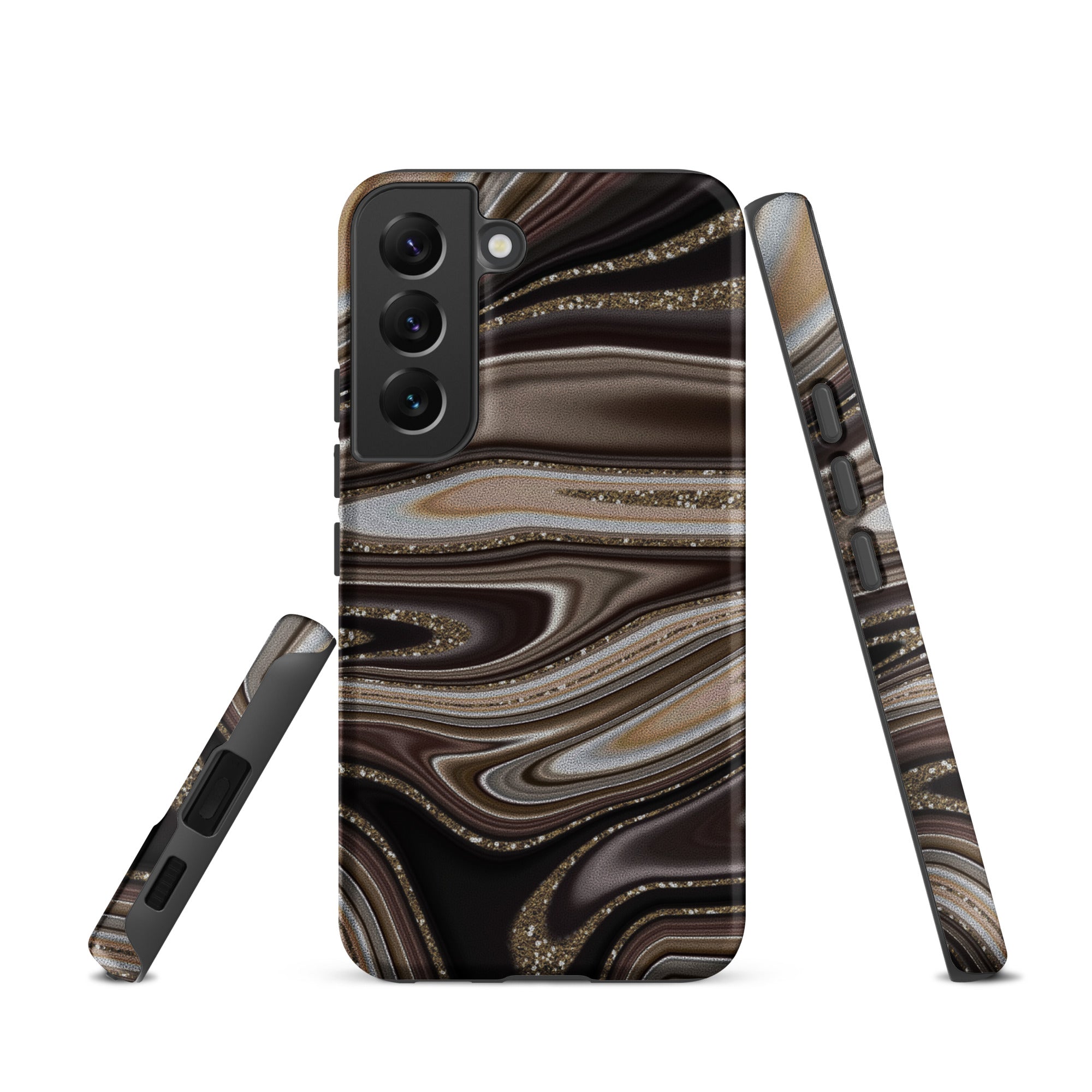 Tough case for Samsung®- Abstract Leather