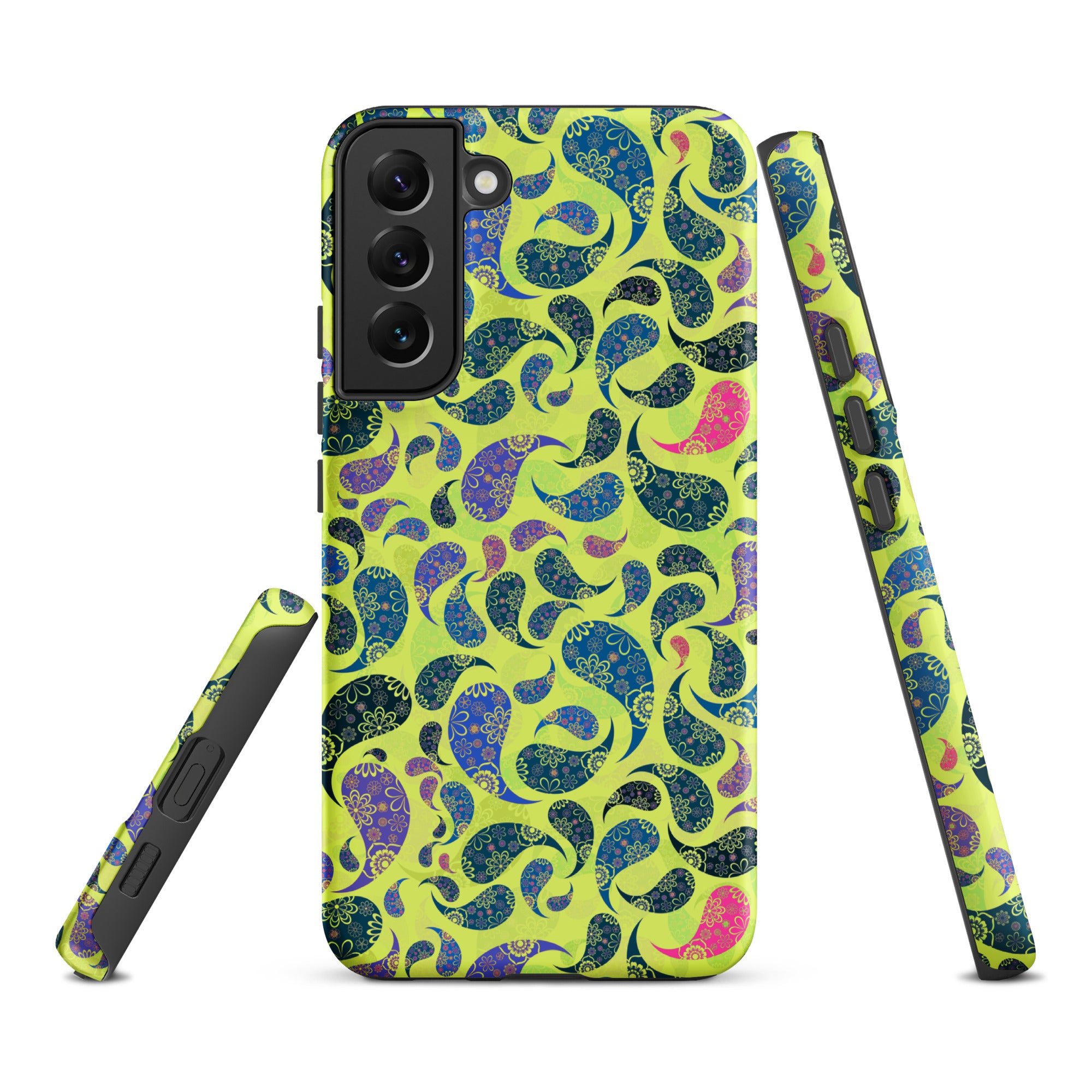 Tough case for Samsung®- Paisley Yellow