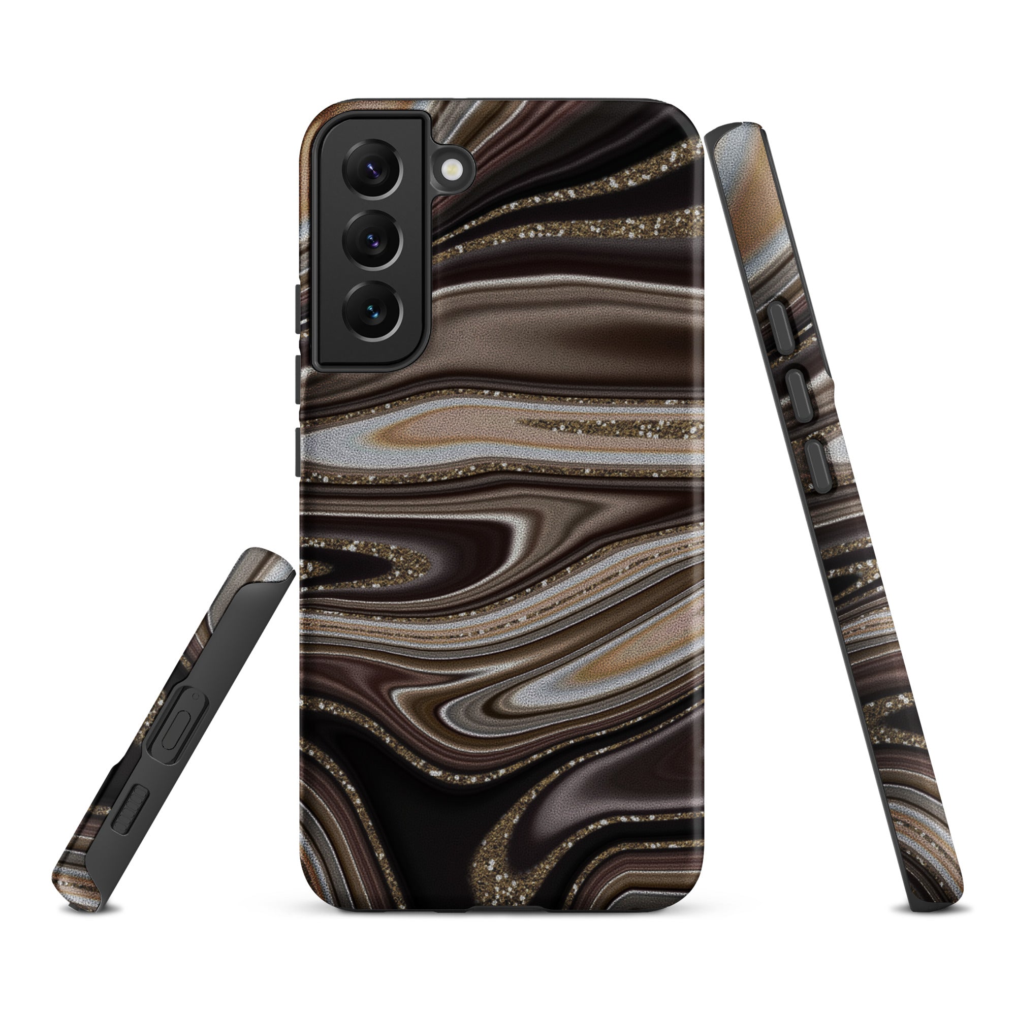 Tough case for Samsung®- Abstract Leather