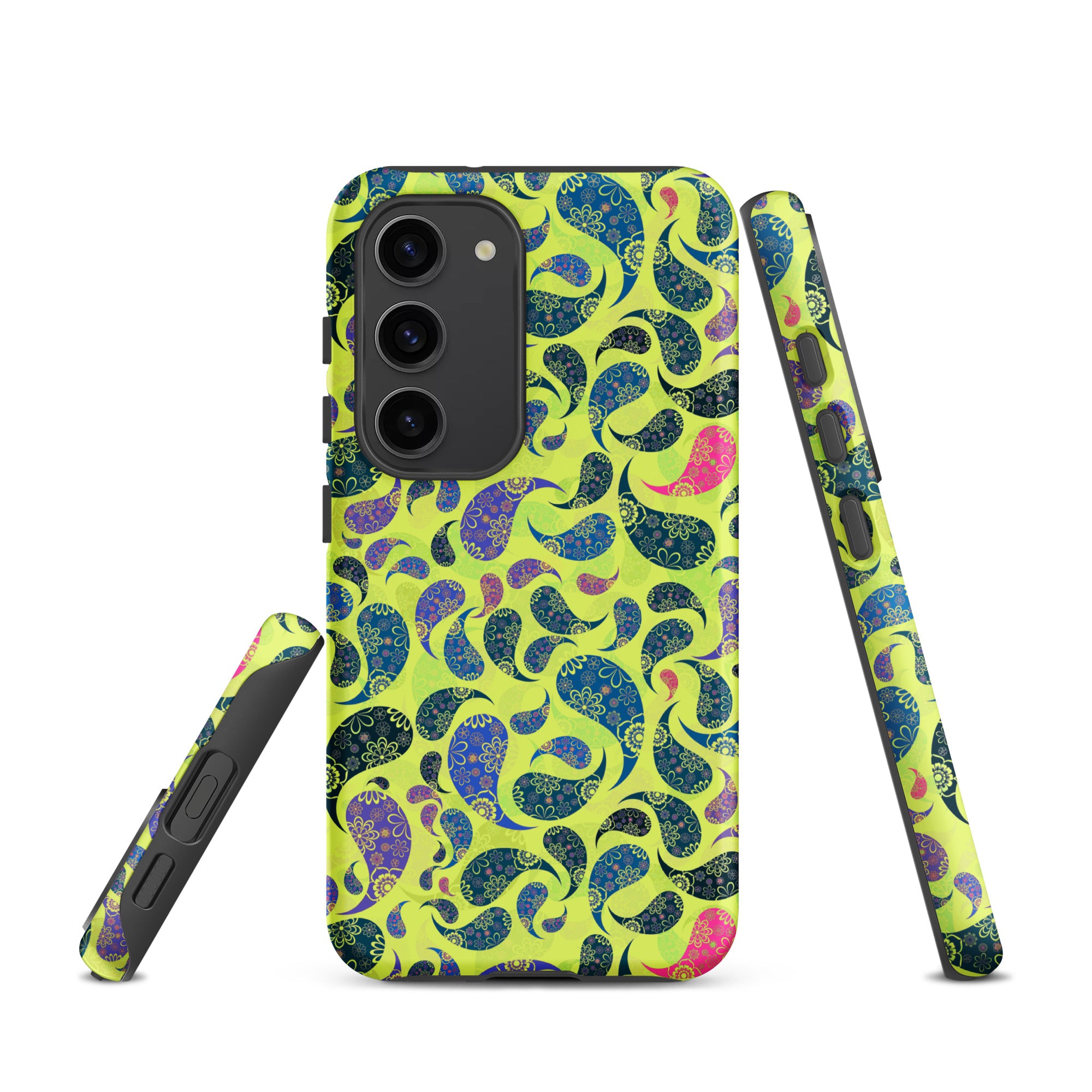 Tough case for Samsung®- Paisley Yellow