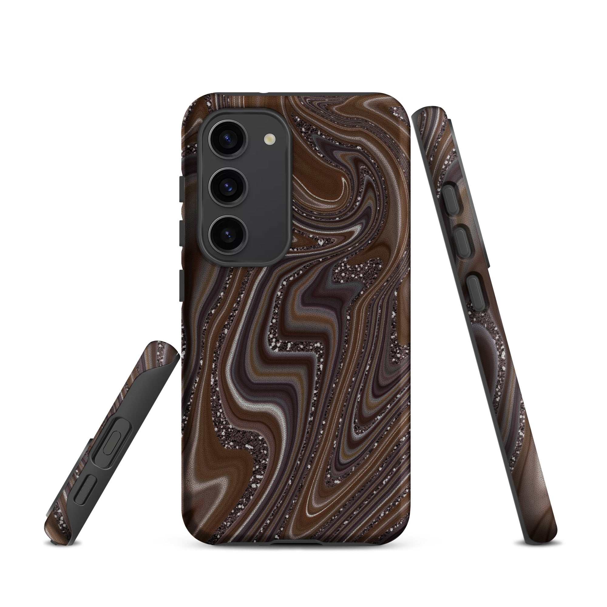 Tough case for Samsung®- Abstract Leather